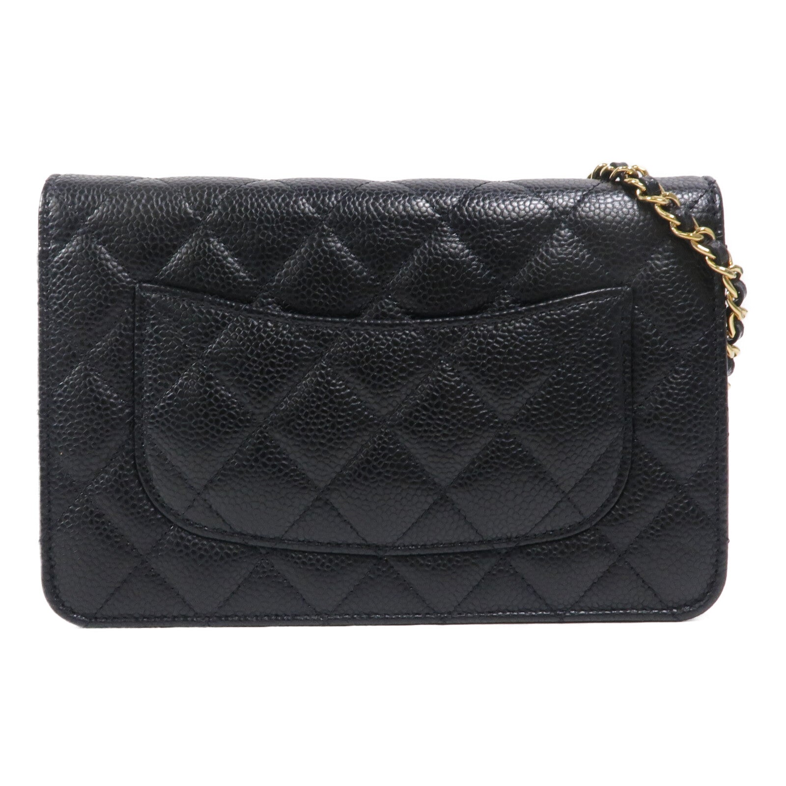 CHANEL 牛皮皮革WOC Wallet On Chain鏈帶肩背袋