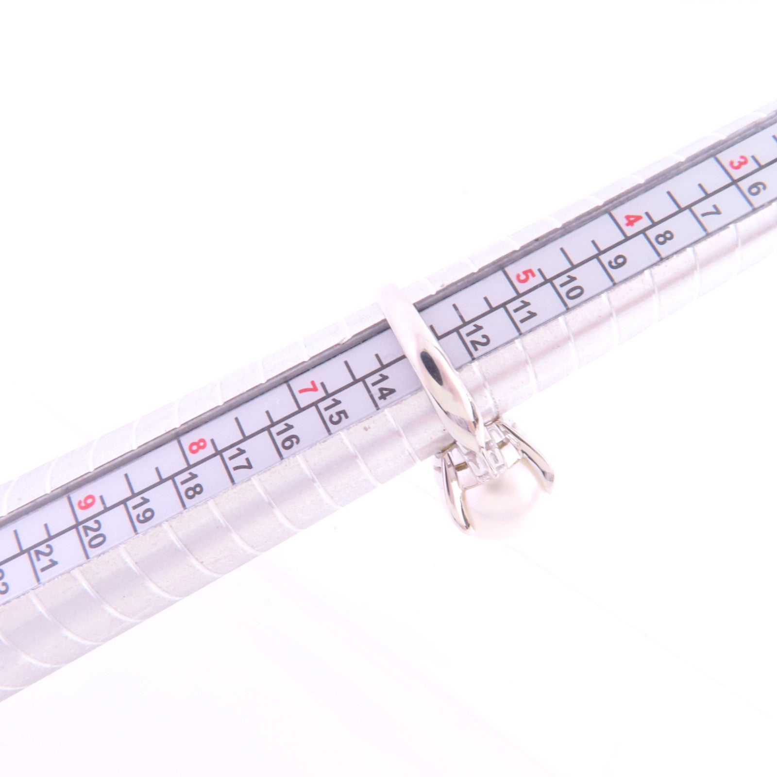 JEWELRY Pearl Diamond Ring Precept US#6 PT900 Platinum