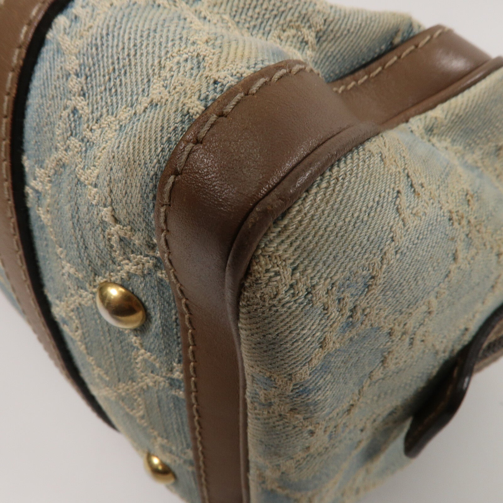 GUCCI 牛仔布Boston Bag手挽袋