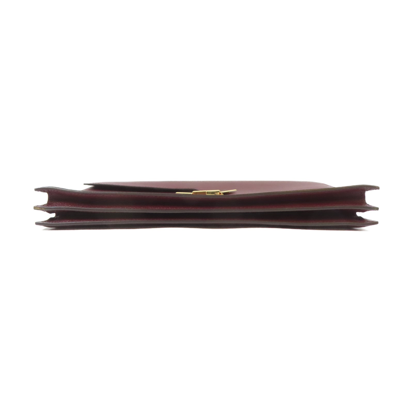 HERMES 【激減優惠】Evercolor皮革Pochette Fortunio金扣手拿包伯爾多色