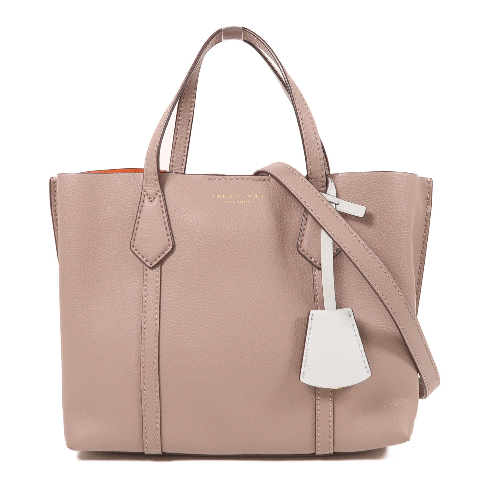 Tory Burch 牛皮皮革2 Way Shoulder金扣手挽肩背兩用袋