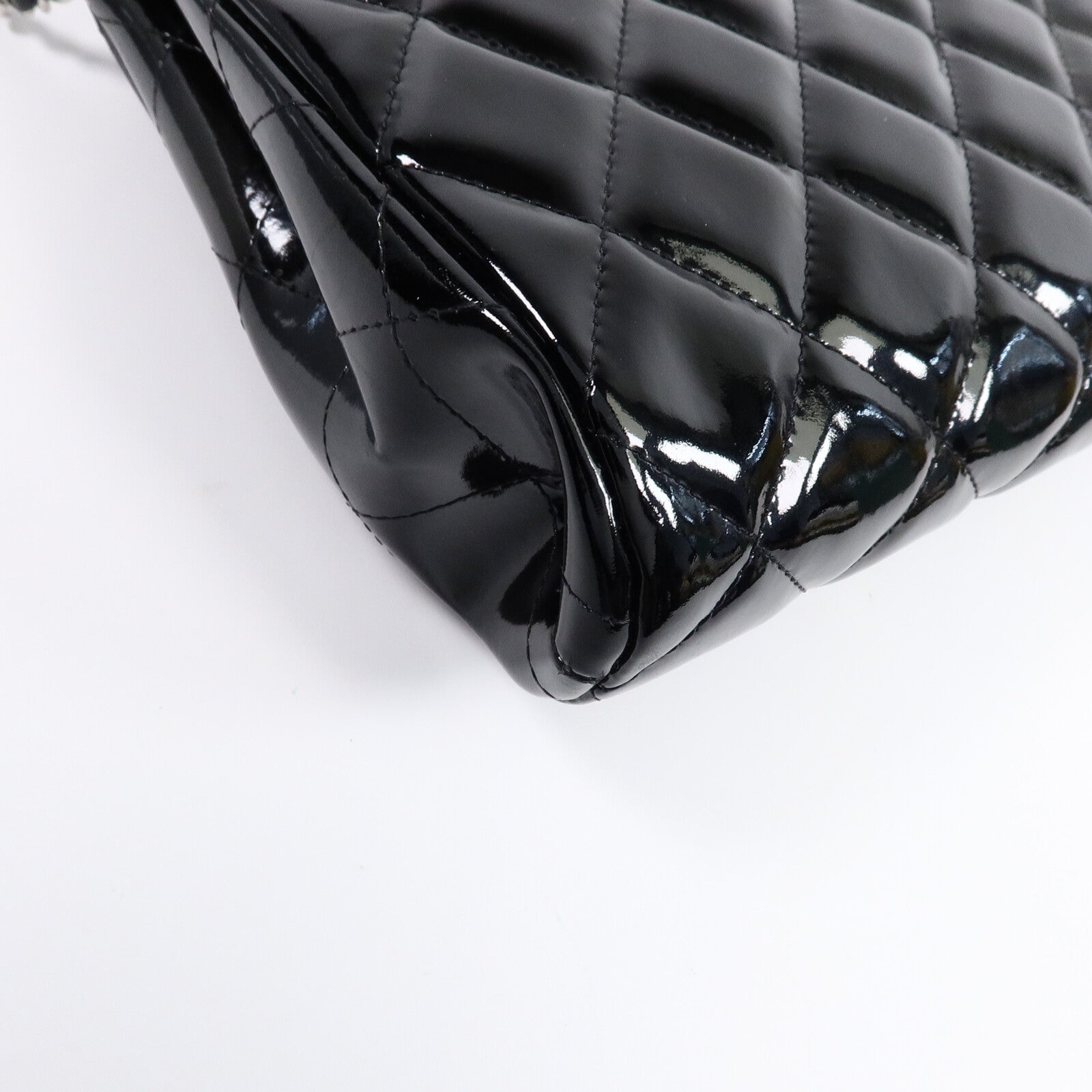 CHANEL 漆皮皮革Timeless鏈帶肩背袋