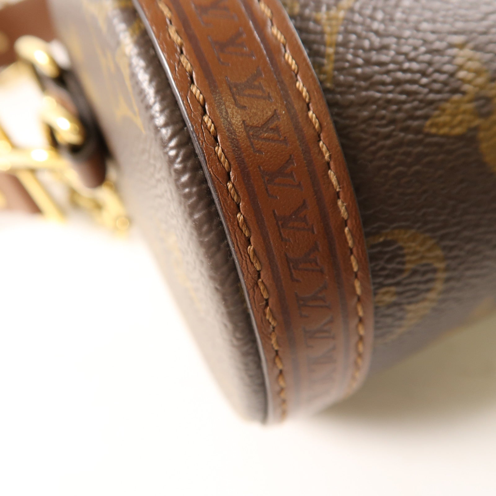 LOUIS VUITTON Monogram Papillon Trunk金扣手挽肩背兩用袋棕色