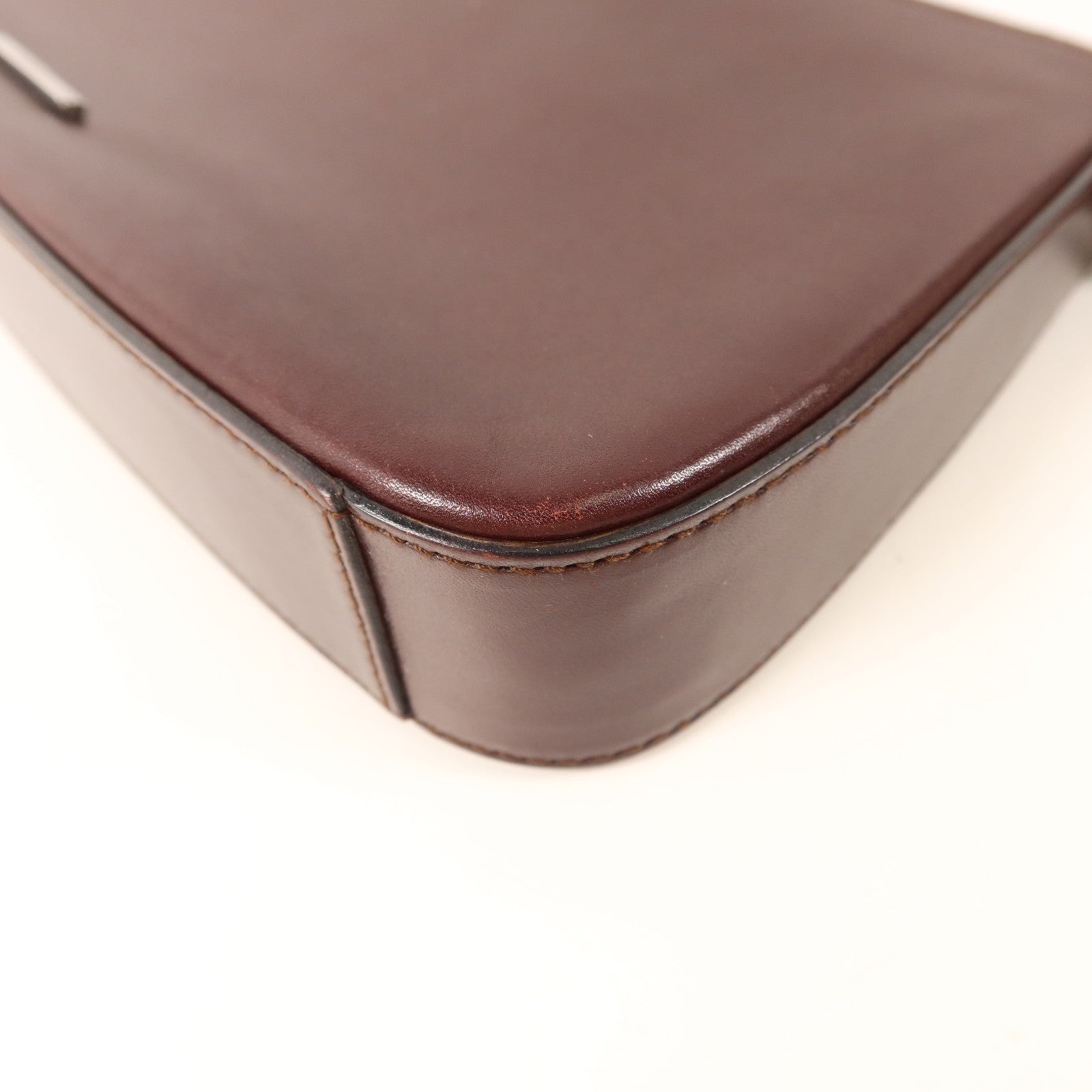 GUCCI 牛皮皮革Shoulder Bag銀扣肩背袋