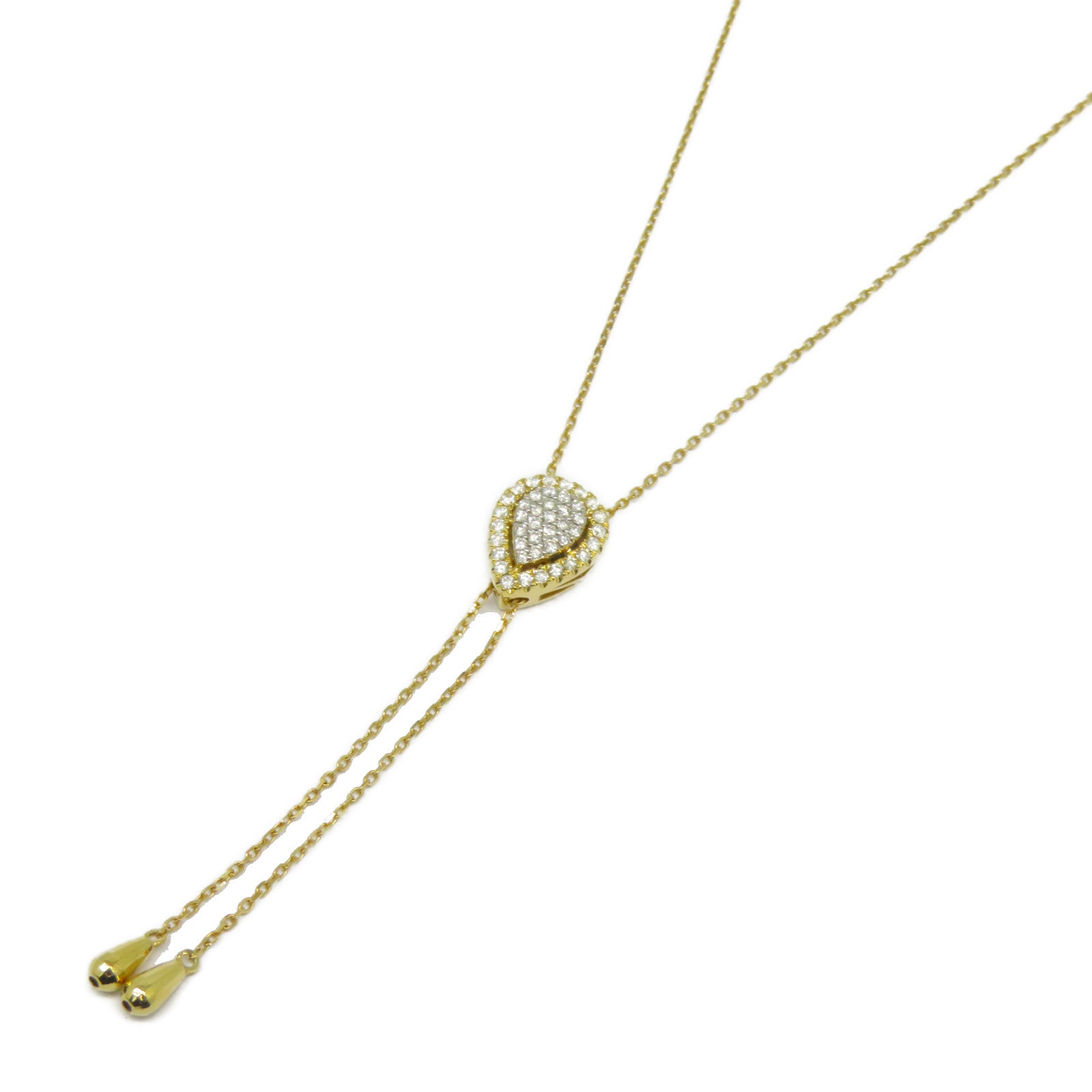 JEWELRY 【激減優惠】18K玫瑰金Diamond Necklace 0.274ct鑽石項鍊金色/銀色