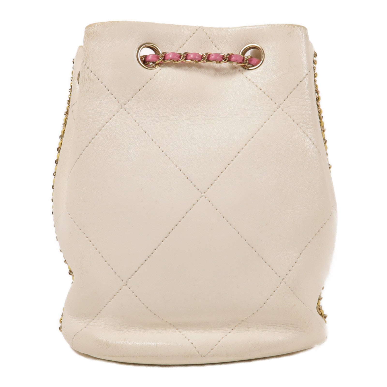 CHANEL 【激減優惠】羊皮皮革Chain Shoulder金扣鏈帶肩背袋