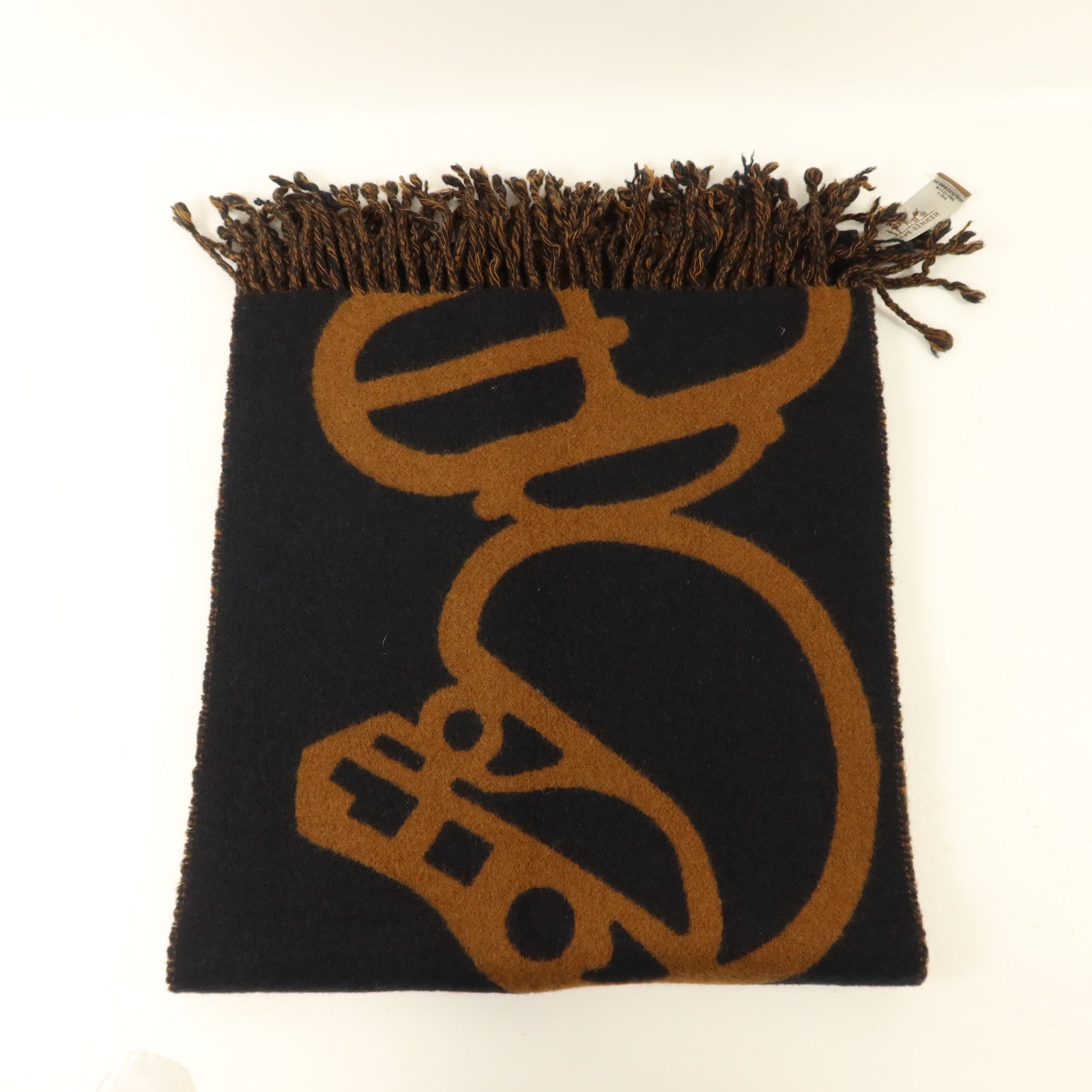 HERMES 羊絨Scarf頸巾Caramel