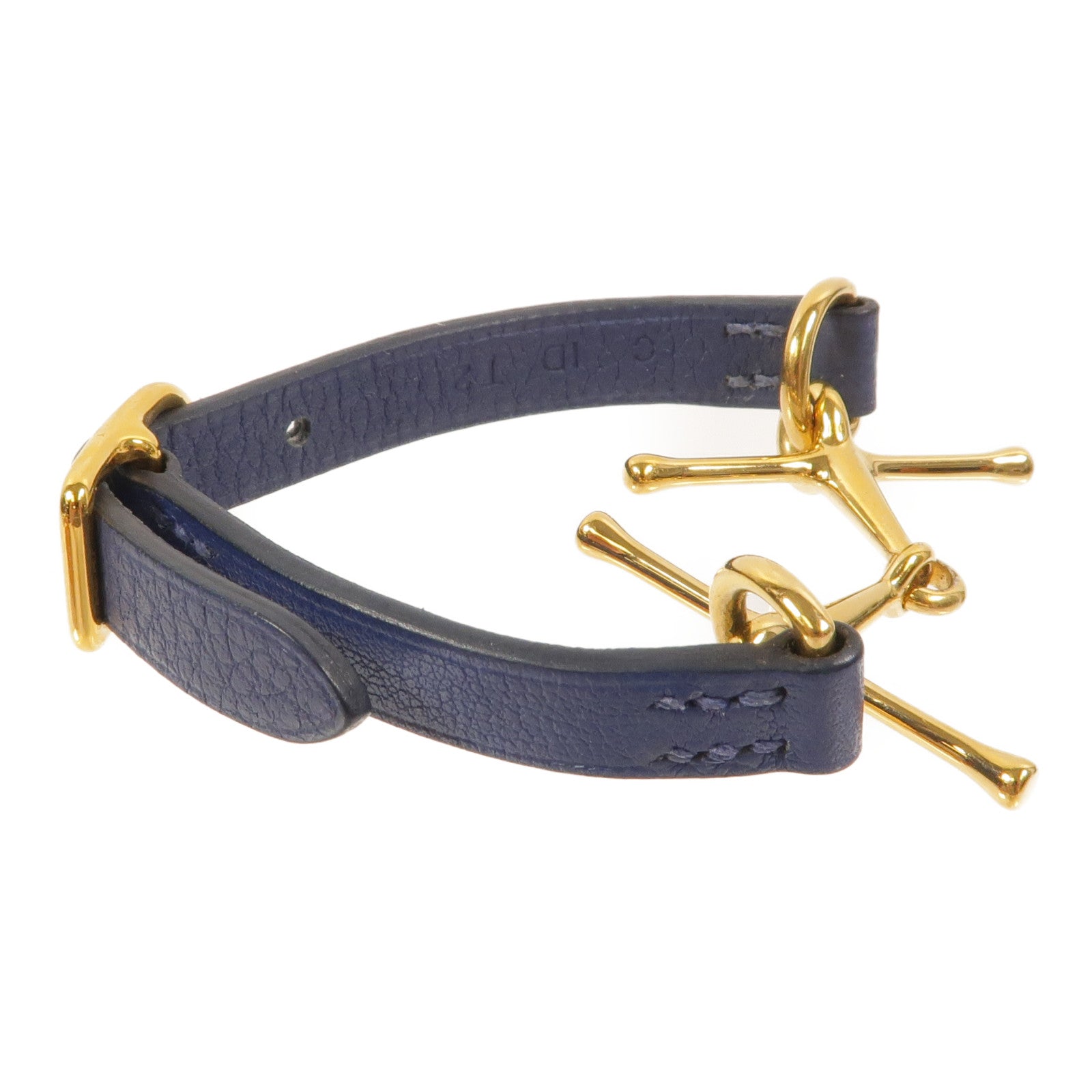 HERMES 羊皮皮革Mors Bracelet手鏈