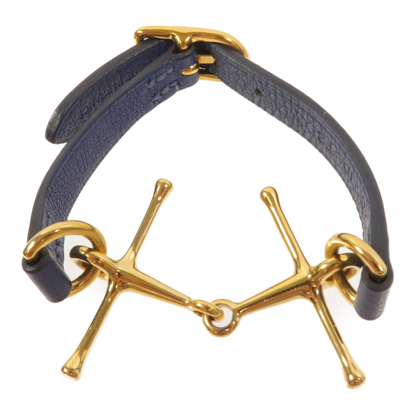 HERMES 羊皮皮革Mors Bracelet手鏈