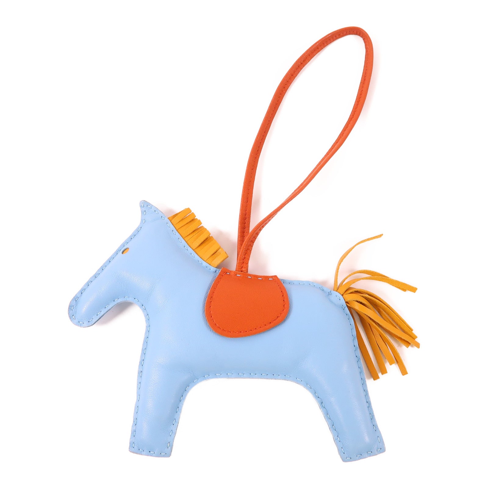 HERMES Milo皮革Rodeo GM掛飾