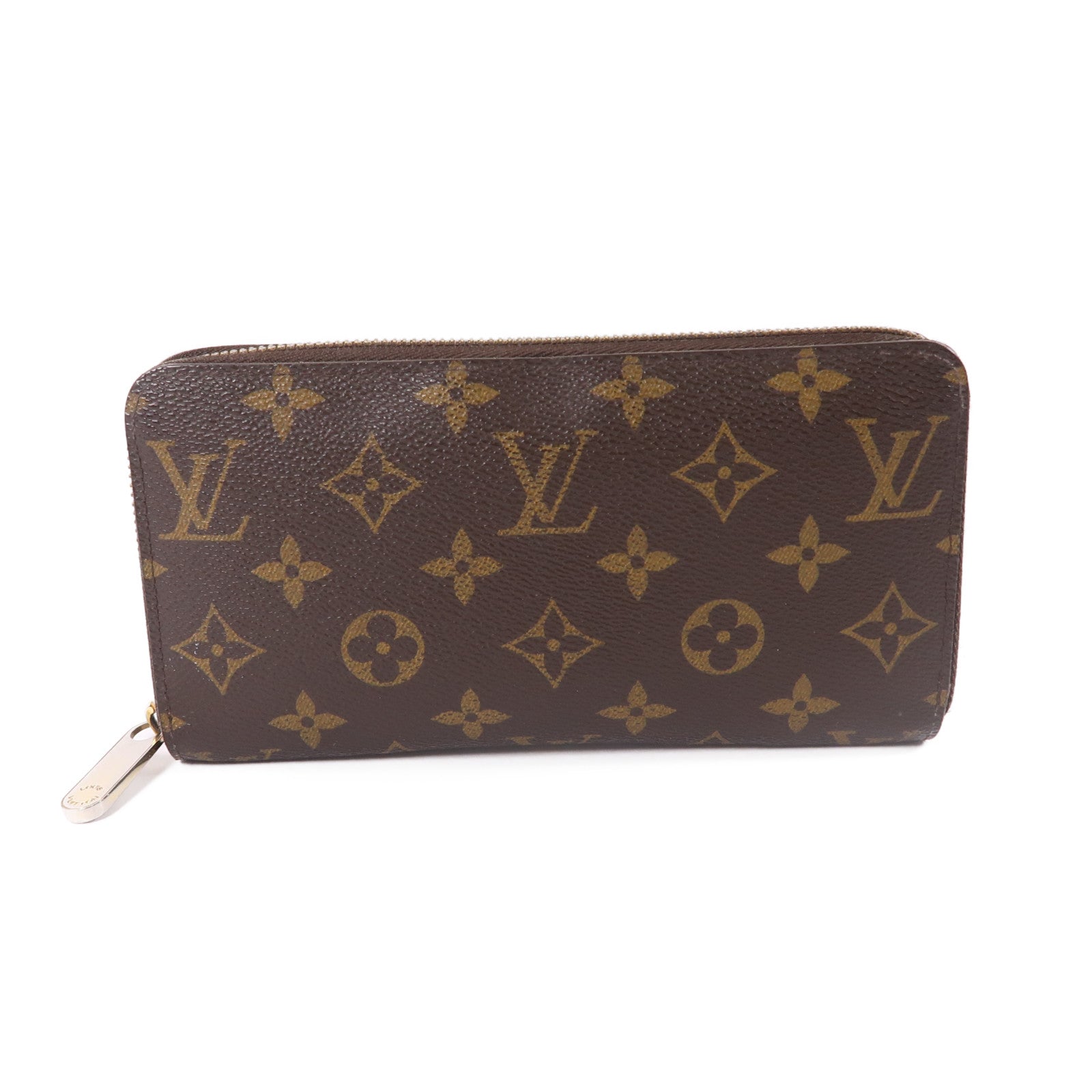 LOUIS VUITTON MonogramZipper Long Wallet金扣拉鍊長錢包啡色