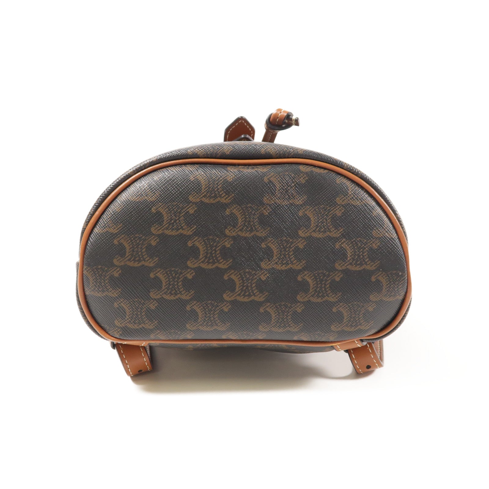 CELINE 塗層帆布Triomphe Backpack金扣背包