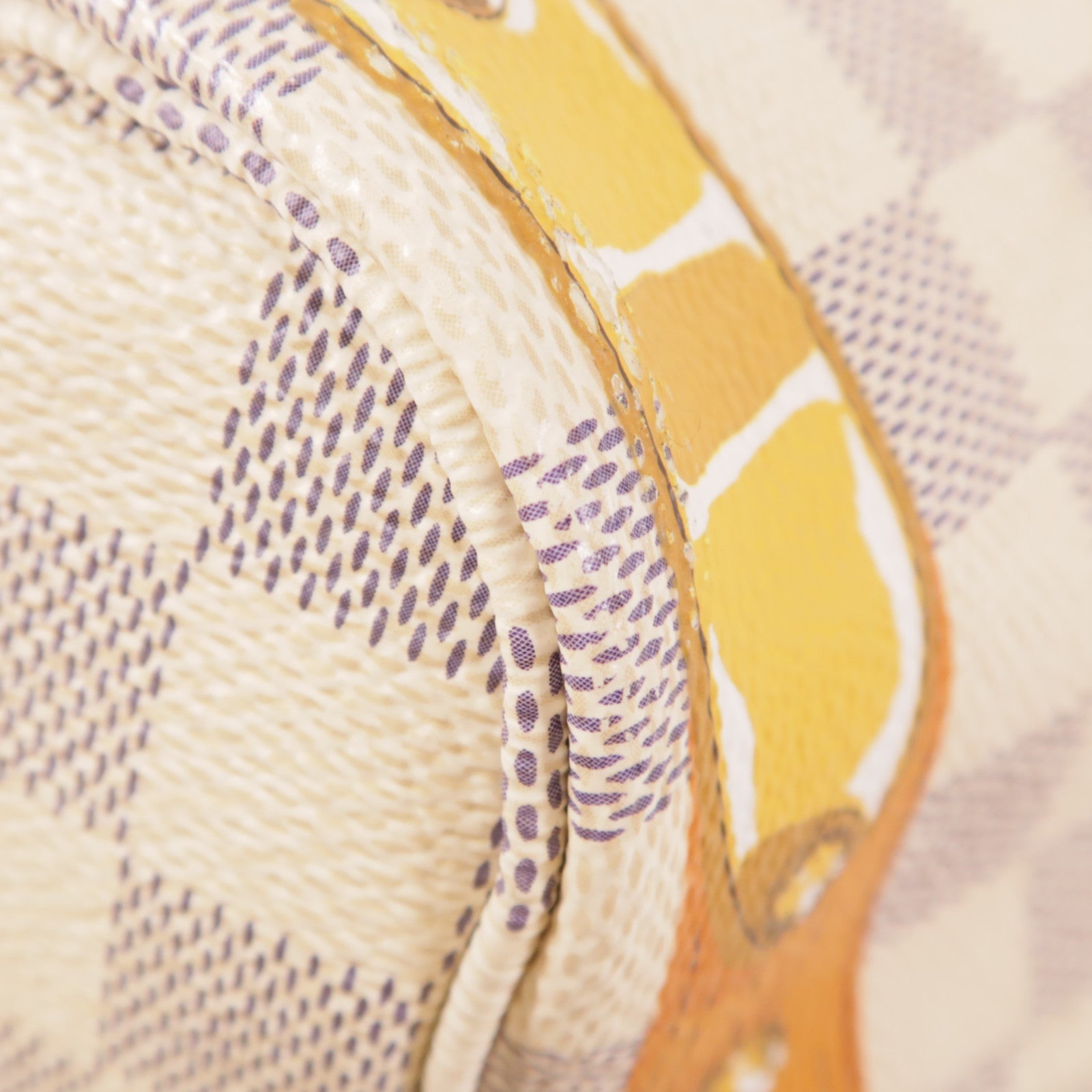 LOUIS VUITTON Damier Azur Neverfull MM金扣肩背袋