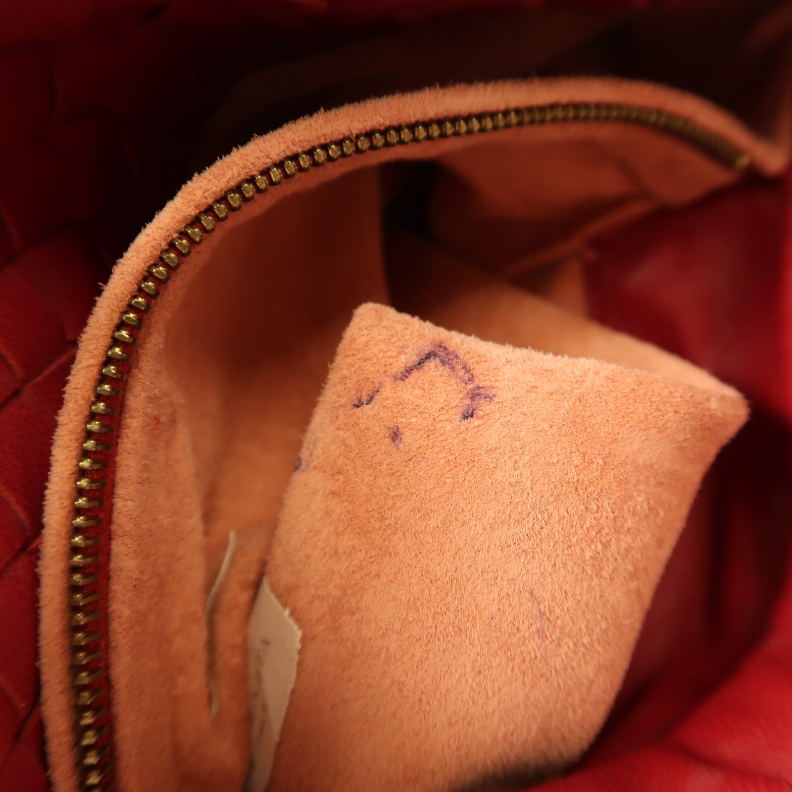 BOTTEGA VENETA 牛皮皮革2 Way Shoulder金扣手挽肩背兩用袋紅色