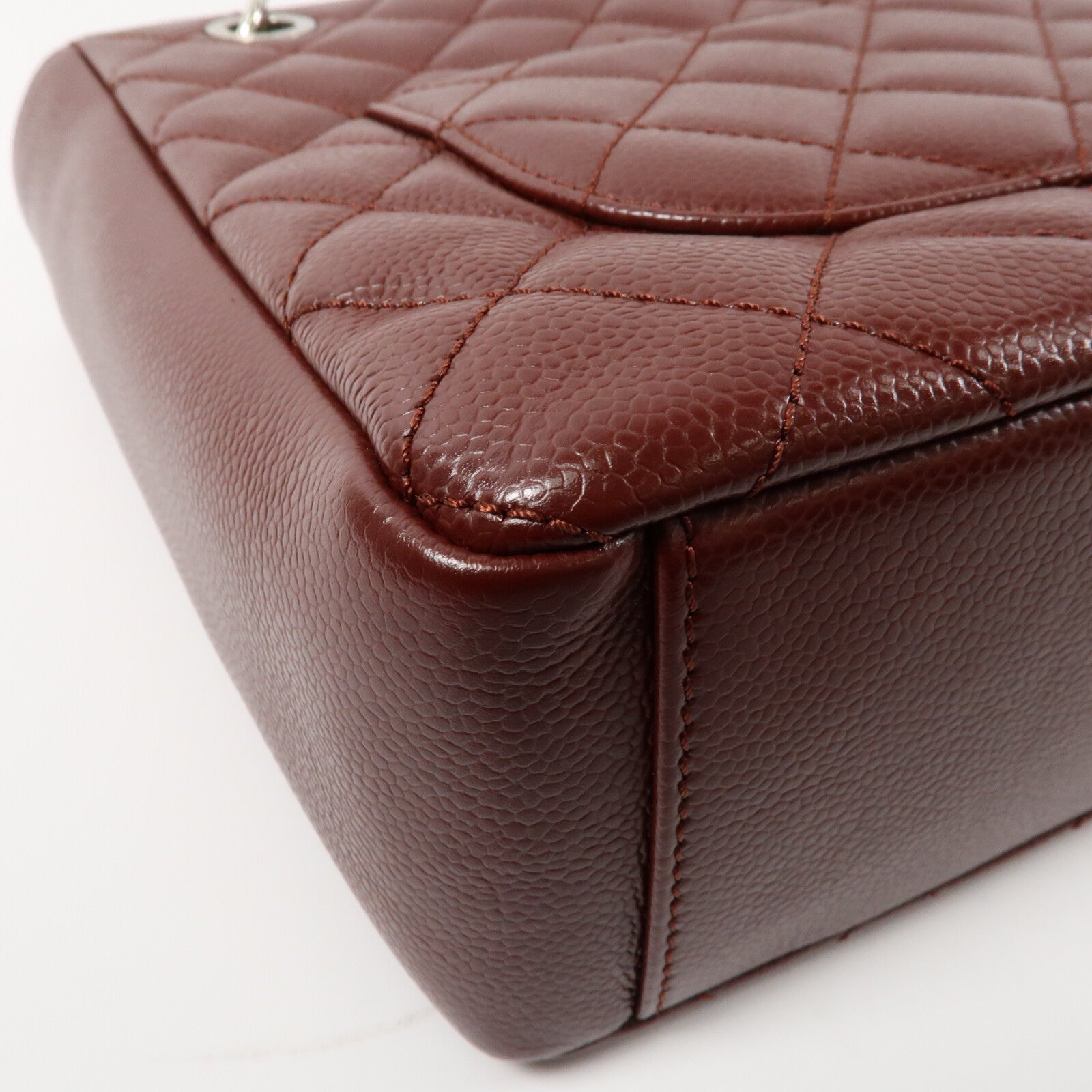 CHANEL 牛皮皮革PST Petite Shopping Tote Bag銀扣肩背袋