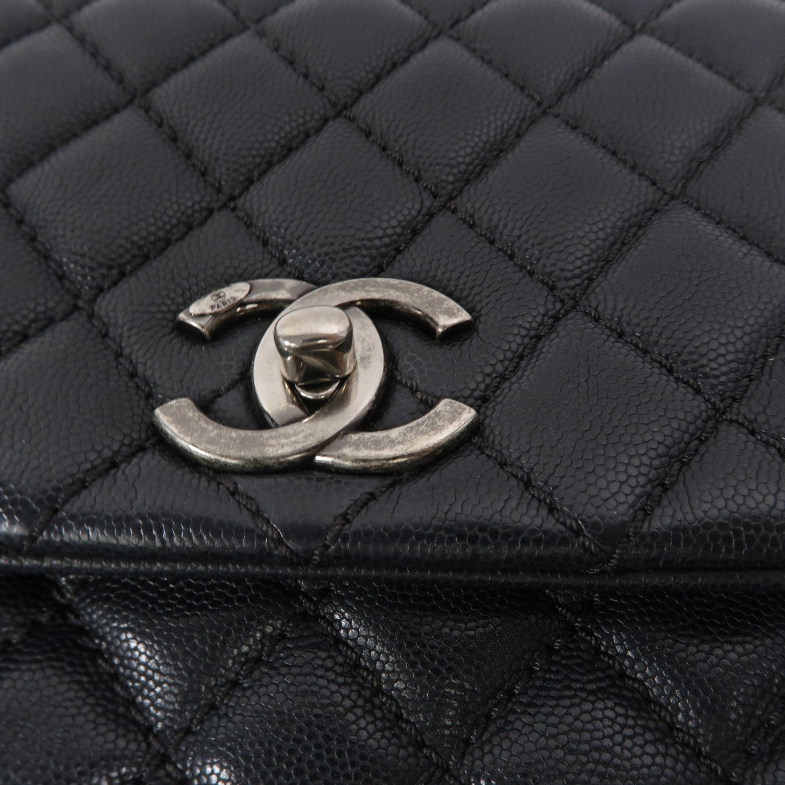 CHANEL 牛皮皮革CoCo Handle Large手挽肩背兩用袋