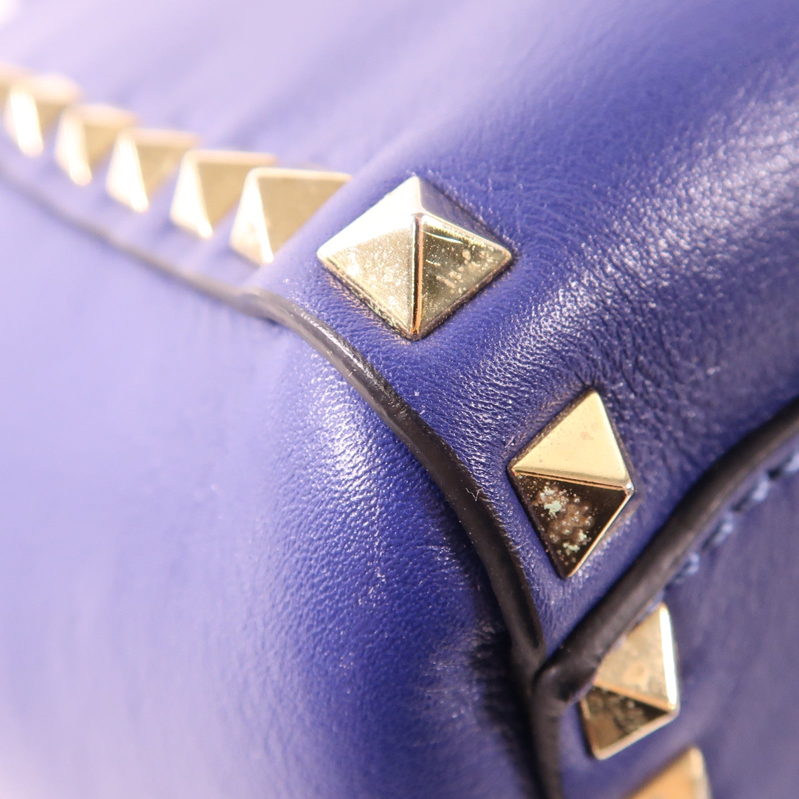 Valentino 【激減優惠】牛皮皮革2 Way Shoulder金扣手挽肩背兩用袋