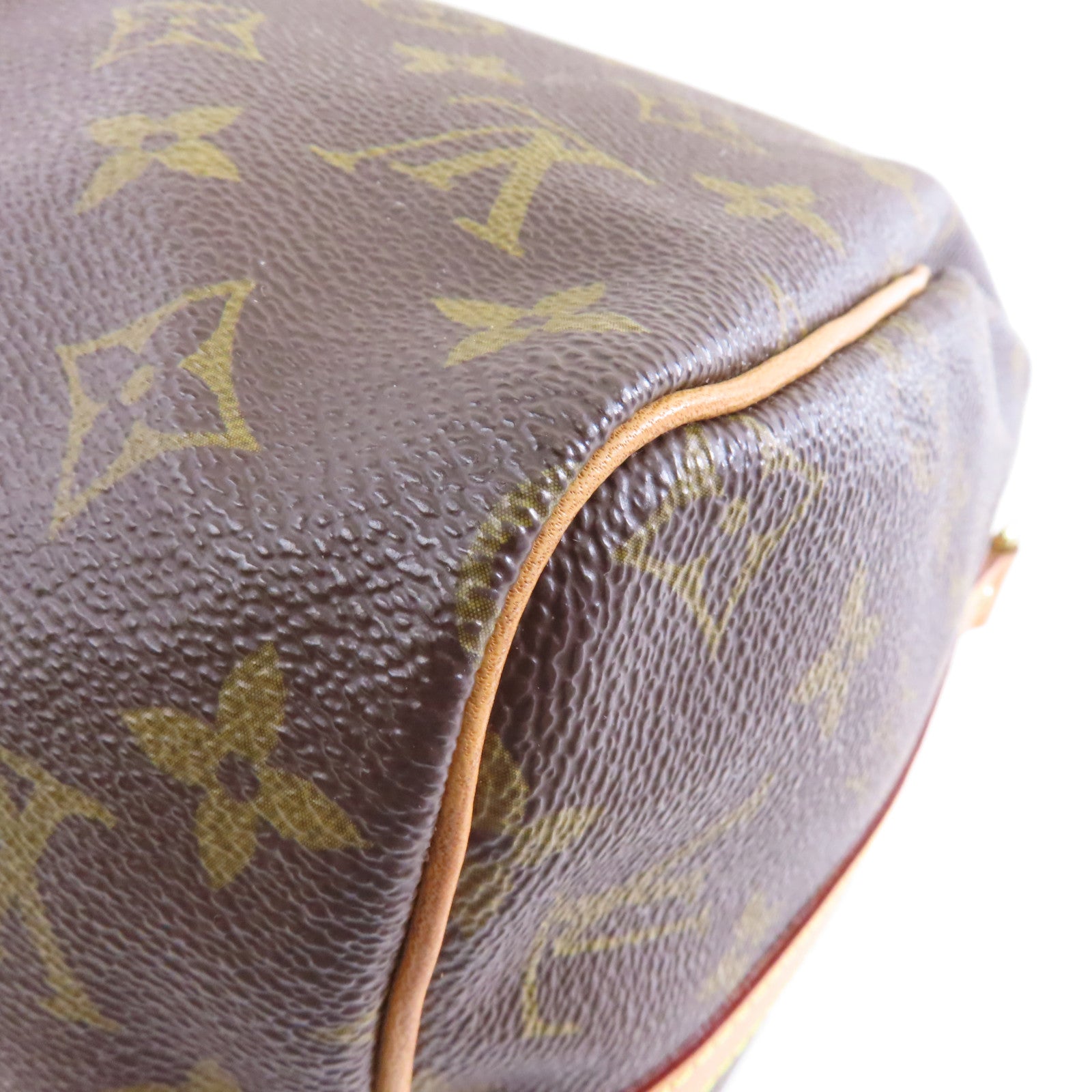 LOUIS VUITTON Monogram Speedy Bandouliere 30金扣手挽肩背兩用袋啡色