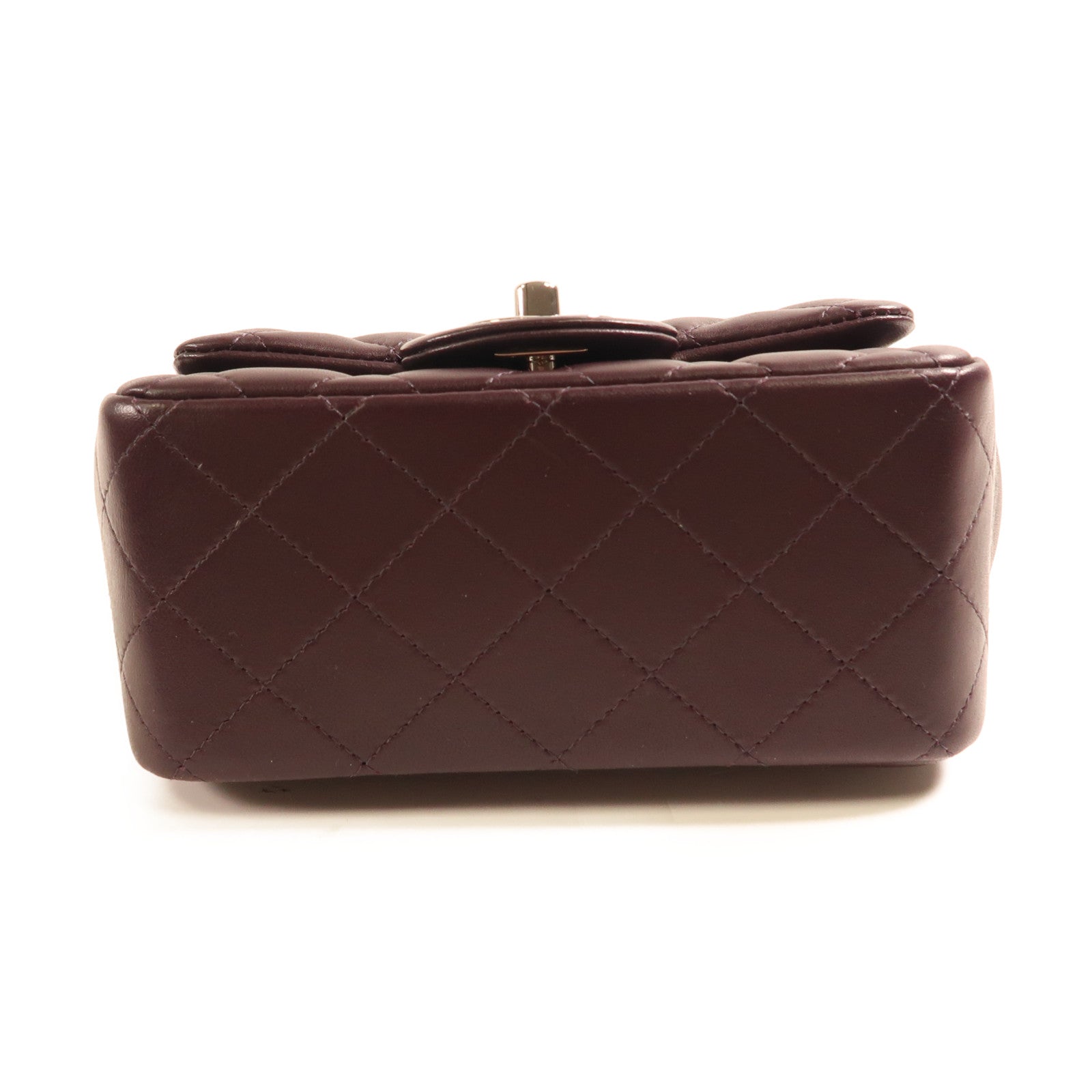 CHANEL 羊皮皮革Classic 17銀扣鏈帶肩帶