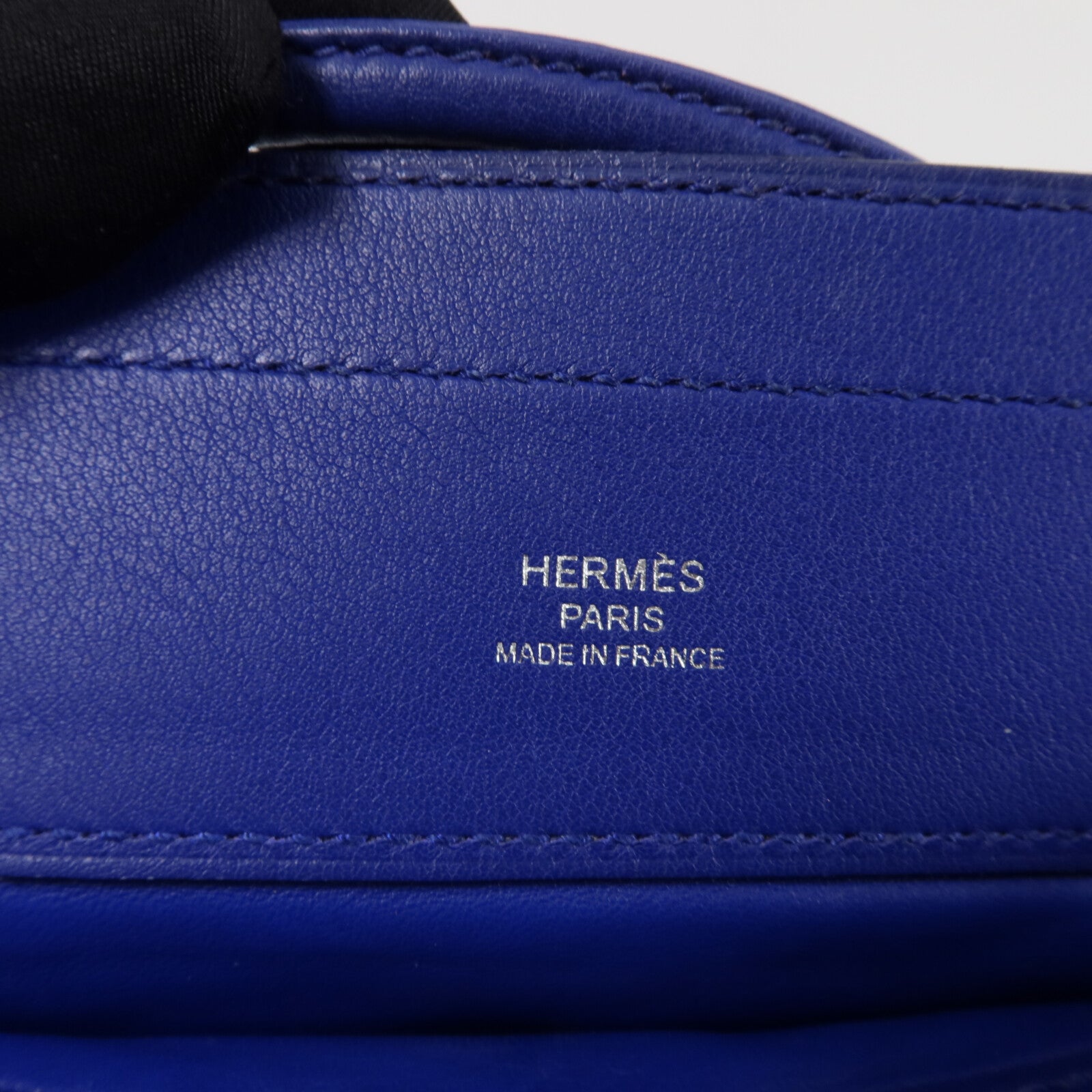 HERMES Swift皮革Aline Mini肩背袋Bleu Electrique