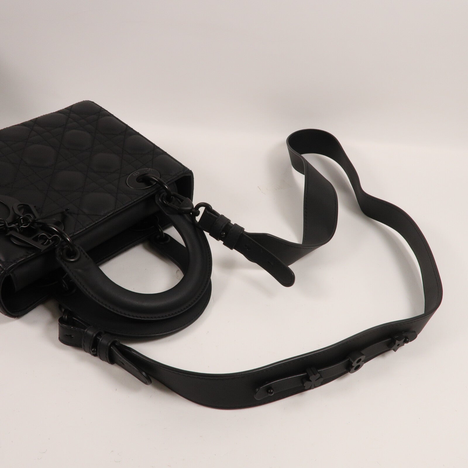 Dior 羊皮皮革Lady Dior myABCDoir Small手挽肩背兩用袋