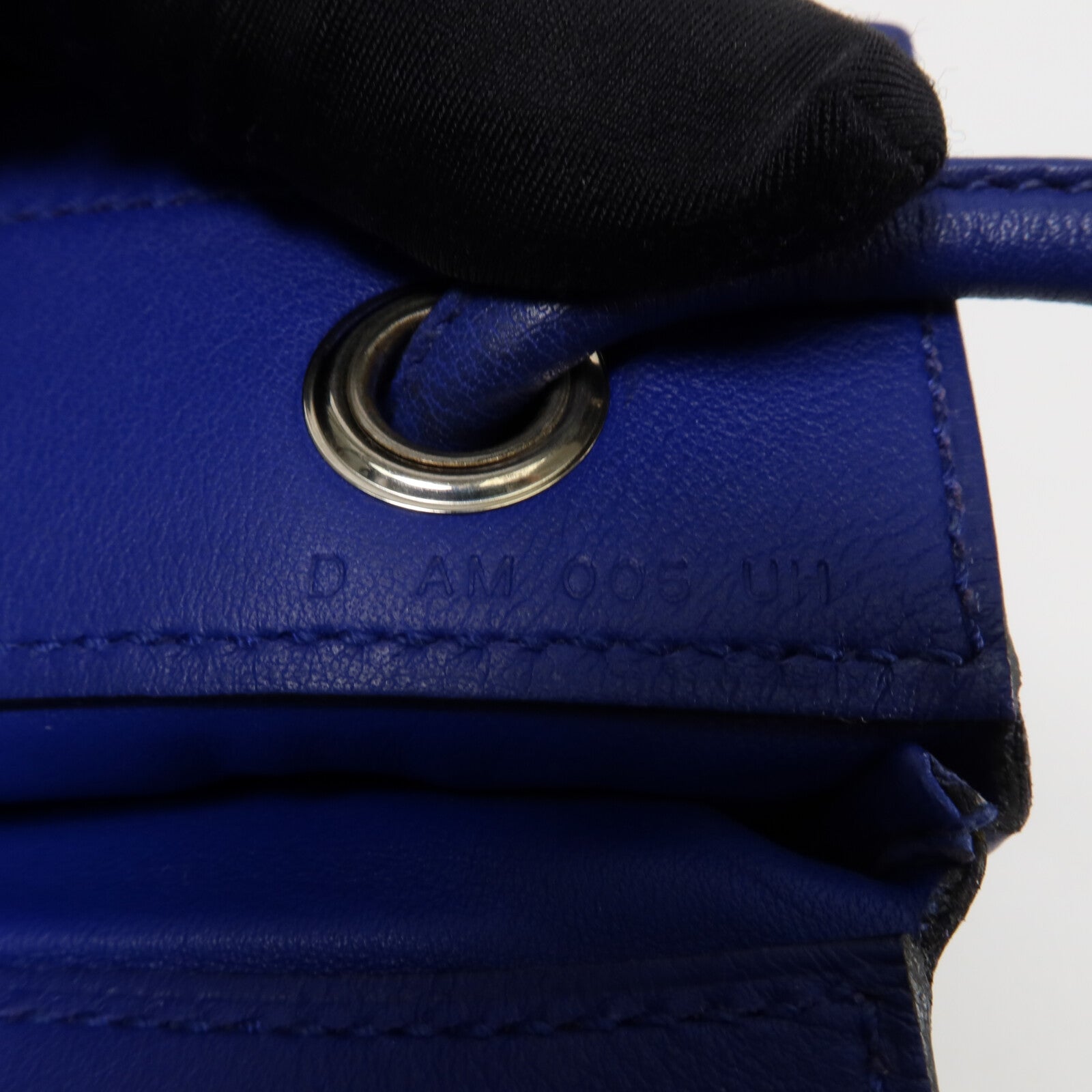 HERMES Swift皮革Aline Mini肩背袋Bleu Electrique