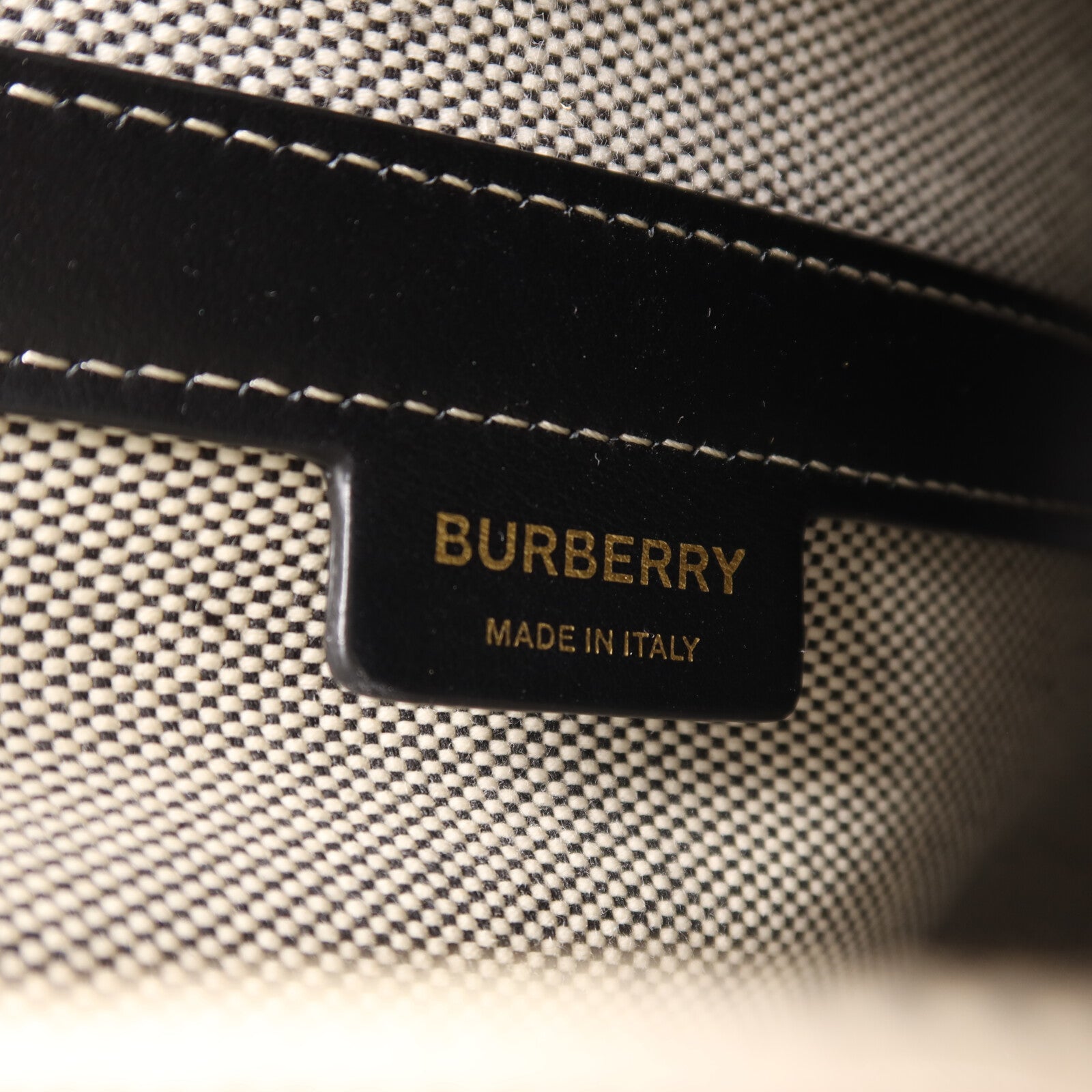 BURBERRY 帆布Small Peggy Bucket Bag手挽肩背兩用袋
