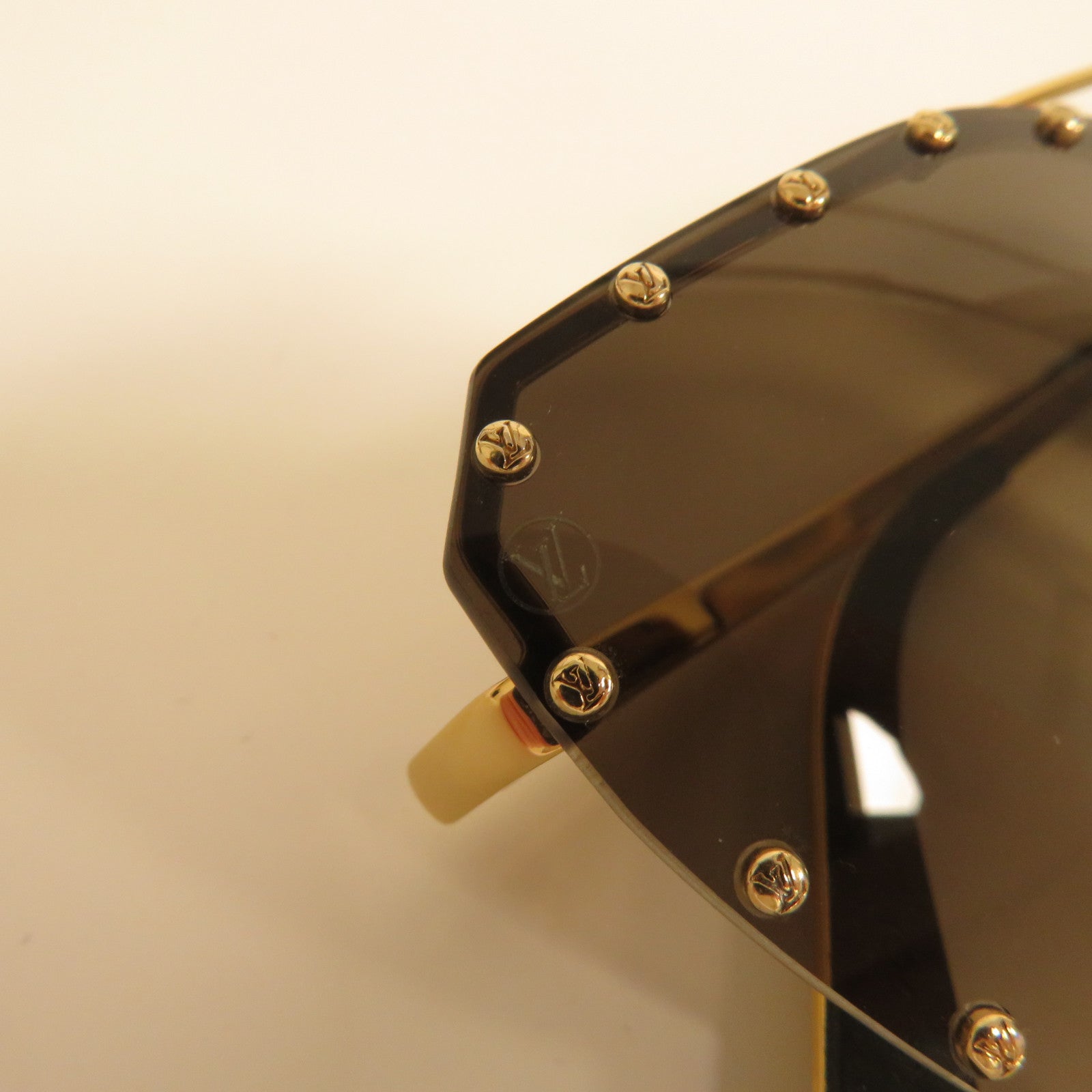 LOUIS VUITTON 【激減優惠】金屬/PVC Sunglasses太陽眼鏡啡色/金色