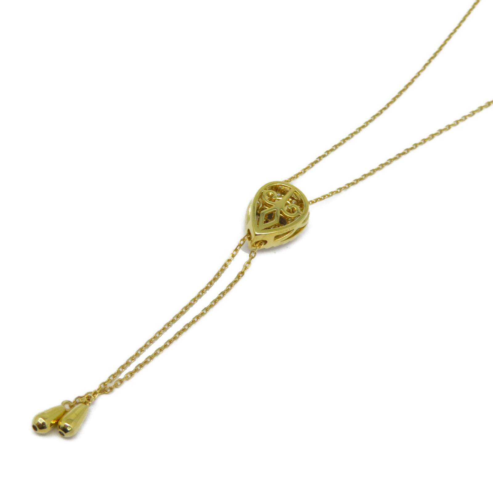 JEWELRY 【激減優惠】18K玫瑰金Diamond Necklace 0.274ct鑽石項鍊金色/銀色