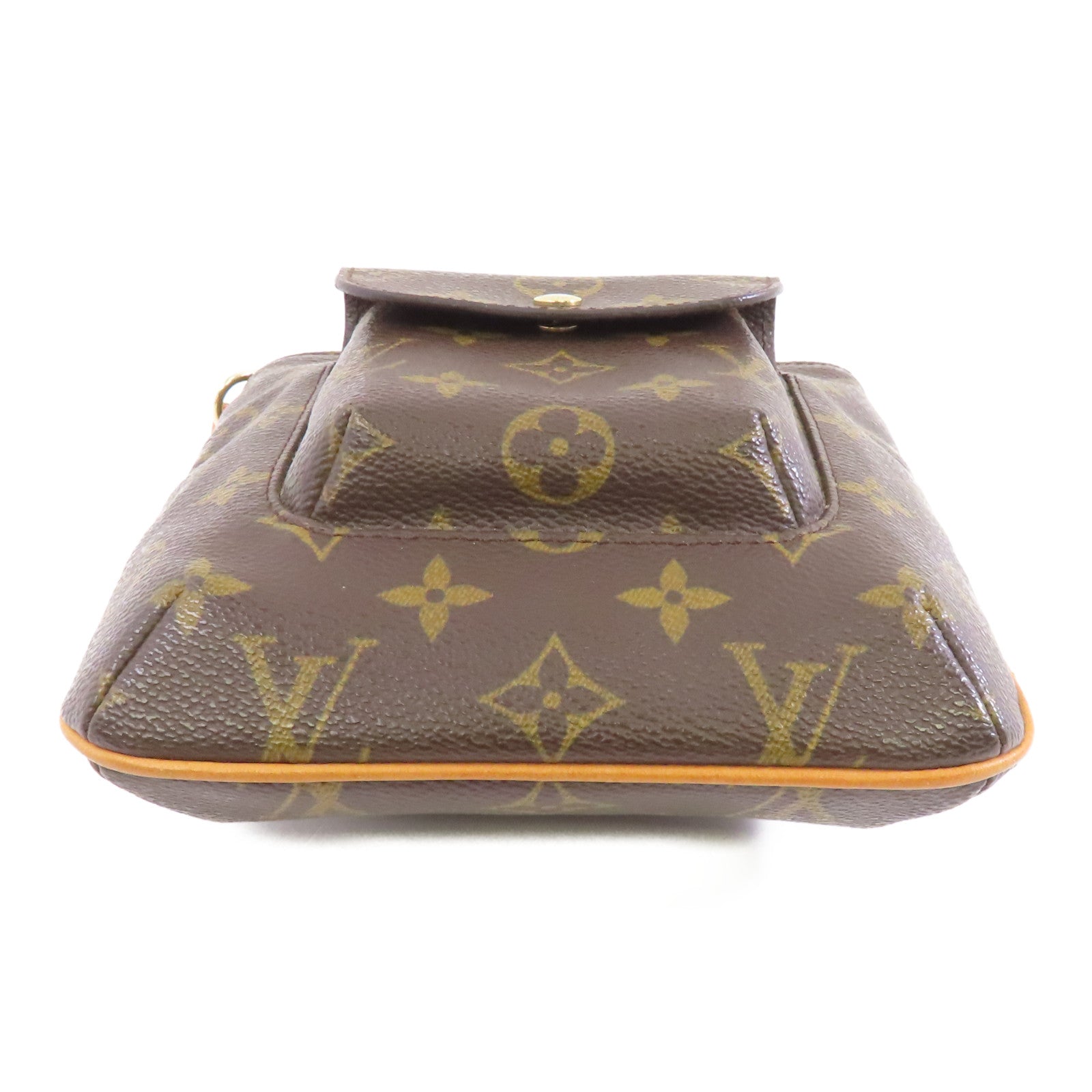 LOUIS VUITTON Monogram Particion金扣手拿包啡色