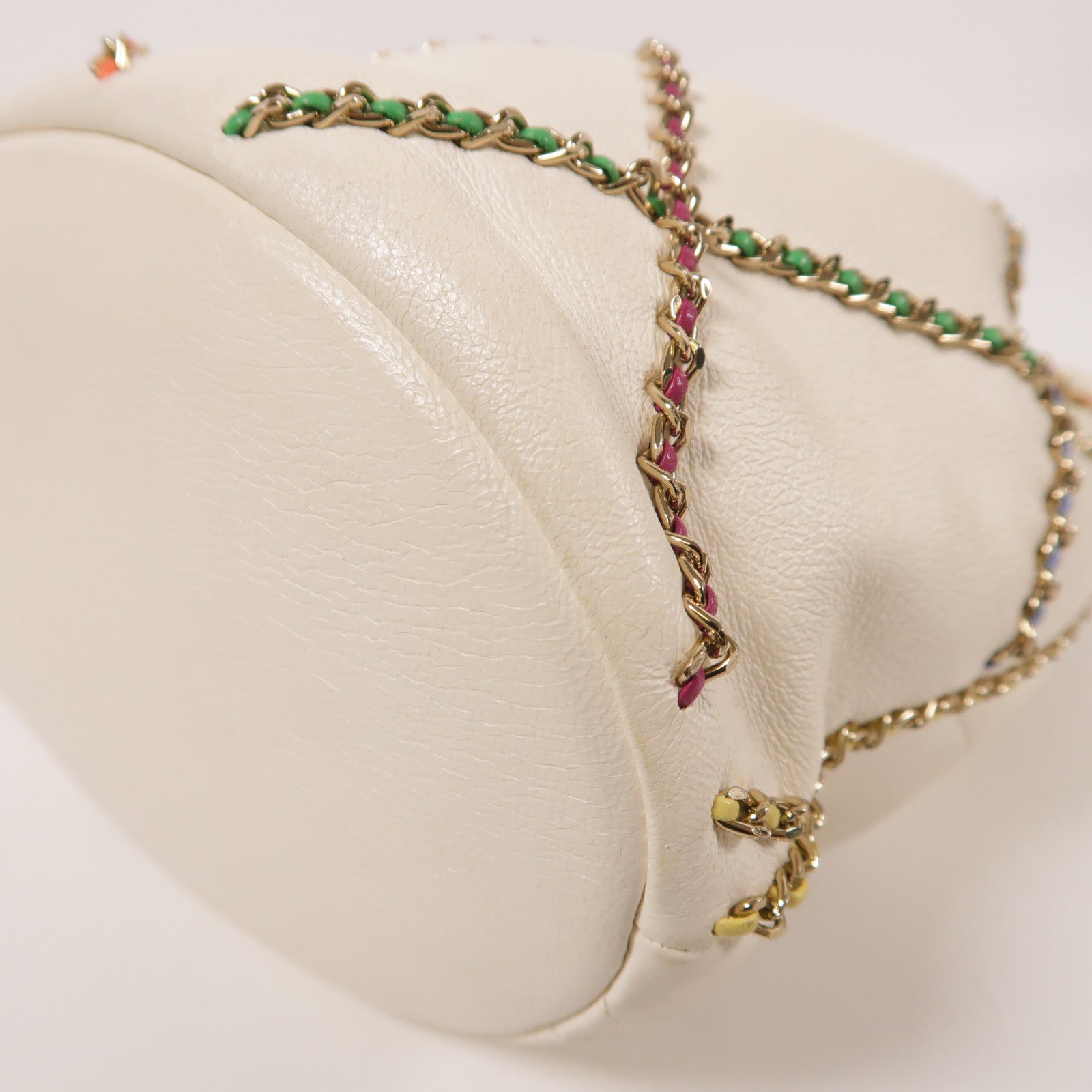 CHANEL 【激減優惠】羊皮皮革Chain Shoulder金扣鏈帶肩背袋