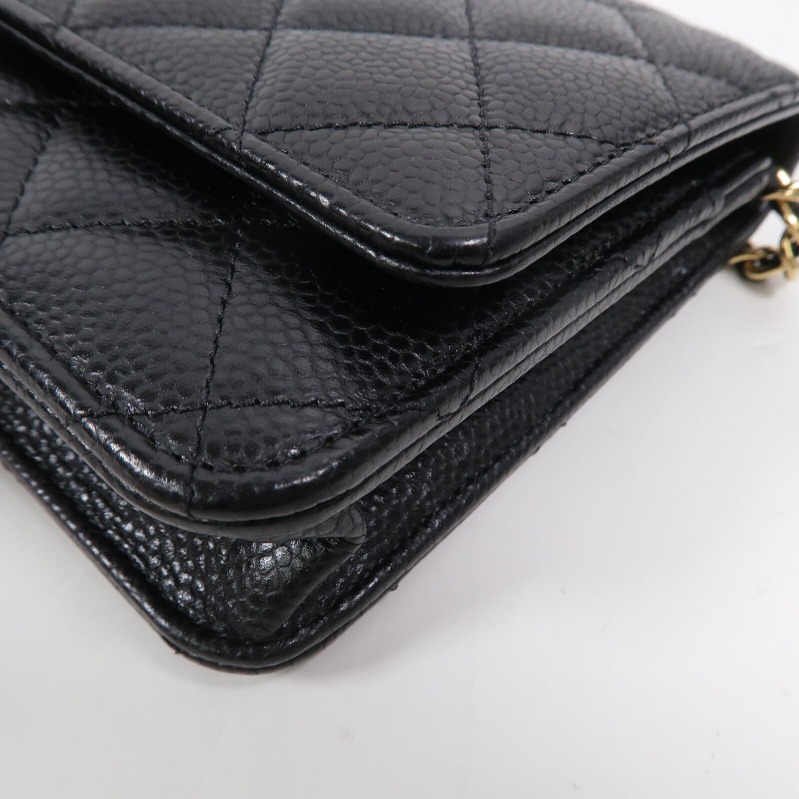 CHANEL 牛皮皮革WOC Wallet On Chain鏈帶肩背袋