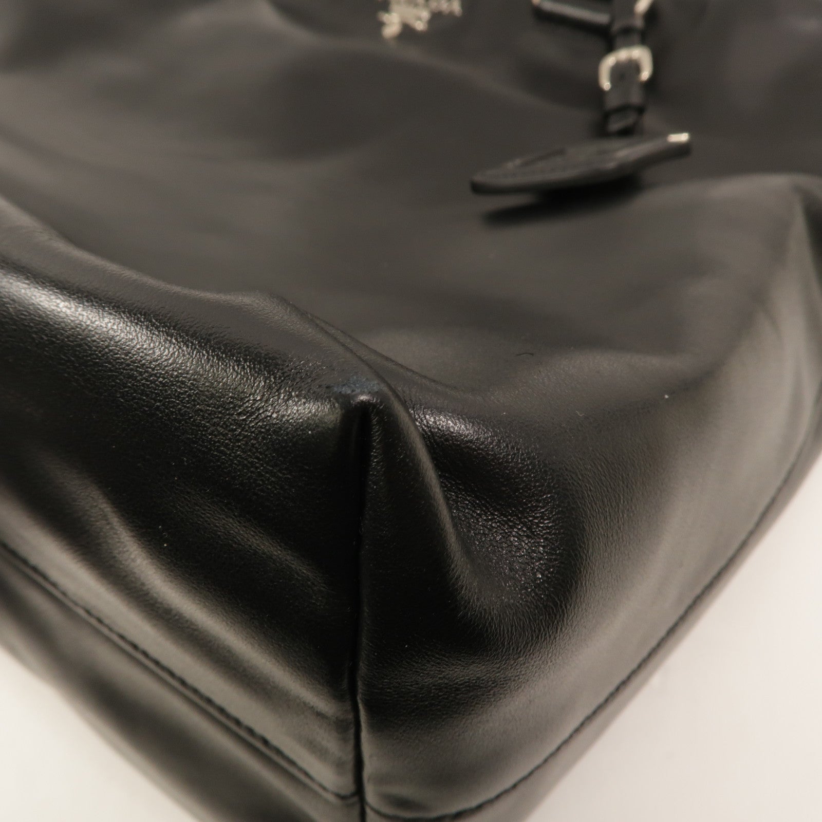 PRADA 牛皮皮革Convertible Shopping手挽肩背兩用袋