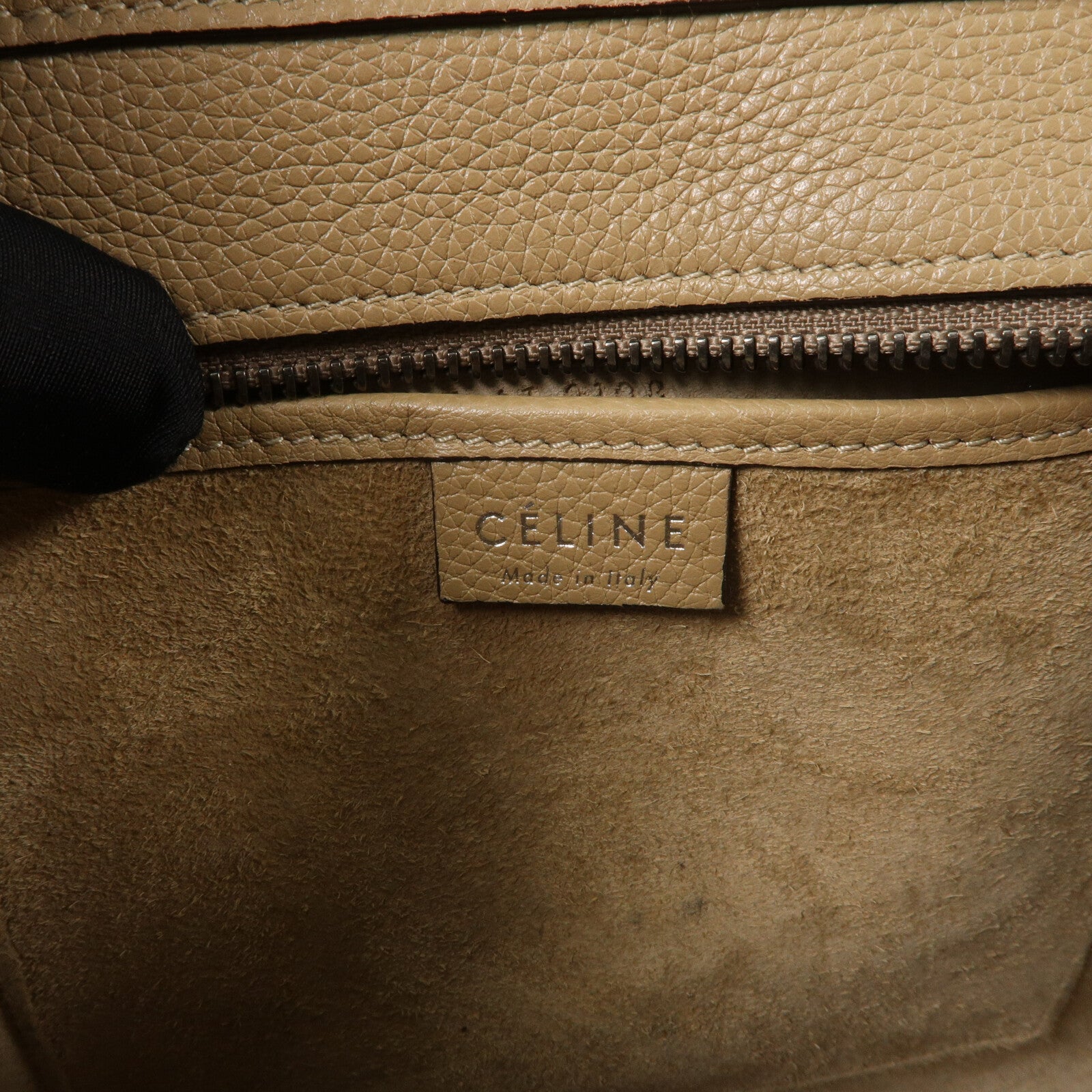 CELINE 牛皮皮革Nano Luggage手挽肩背兩用袋