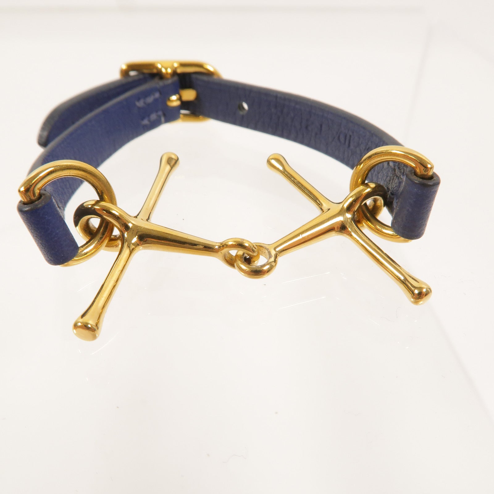 HERMES 羊皮皮革Mors Bracelet手鏈
