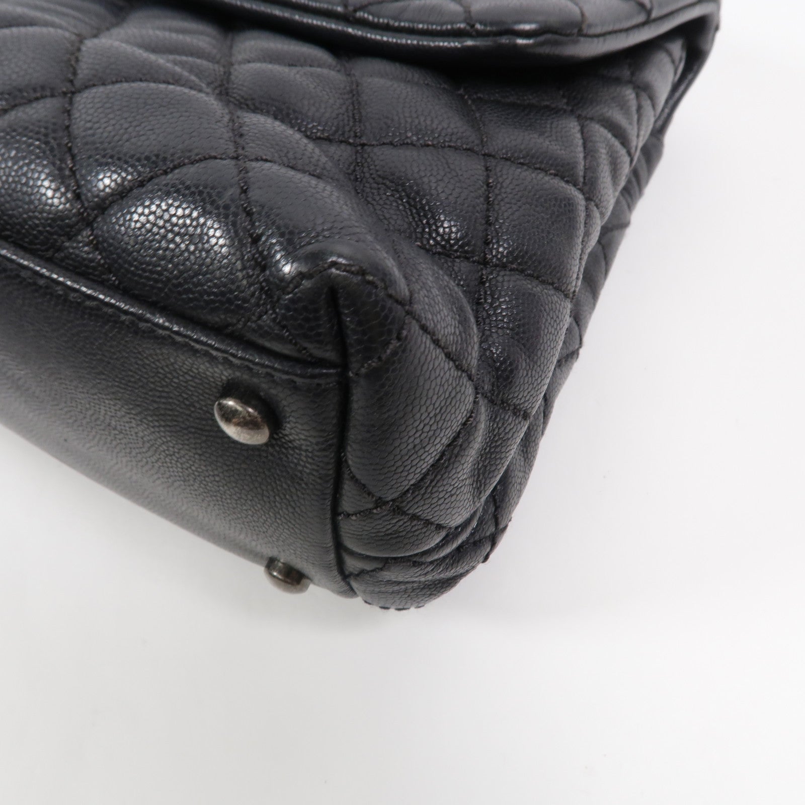 CHANEL 牛皮皮革CoCo Handle Large手挽肩背兩用袋