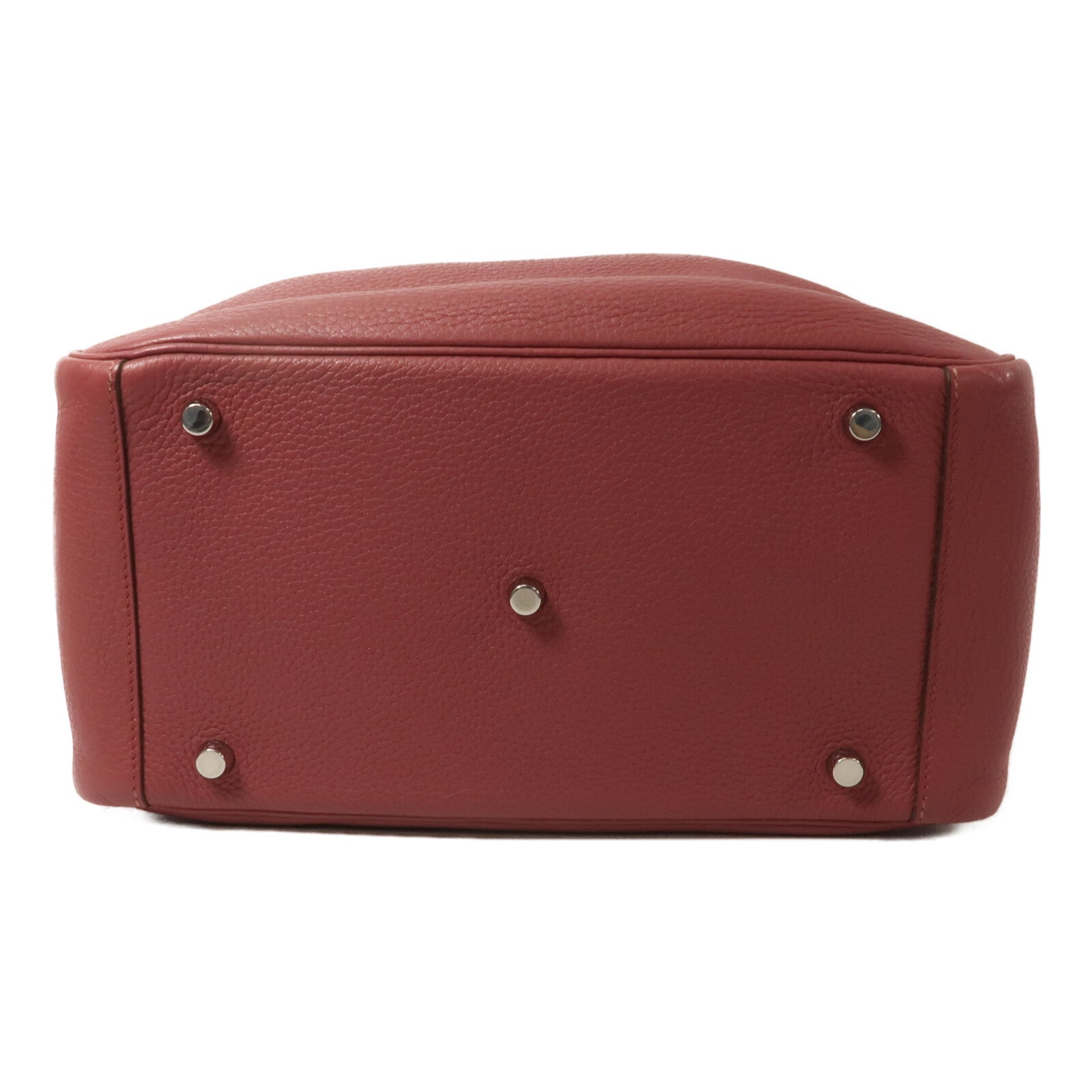 HERMES Clemence皮革Lindy 30手挽肩背兩用袋Rubis