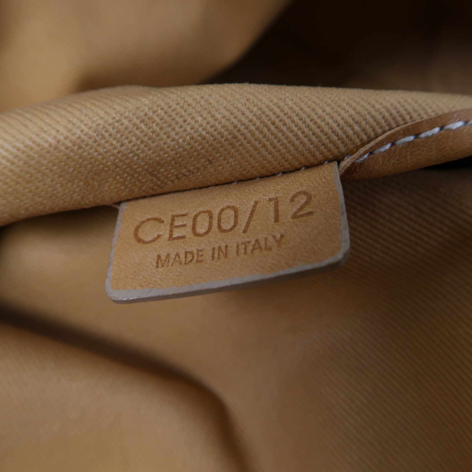 CELINE 帆布Shoulder Bag金扣肩背袋深藍色