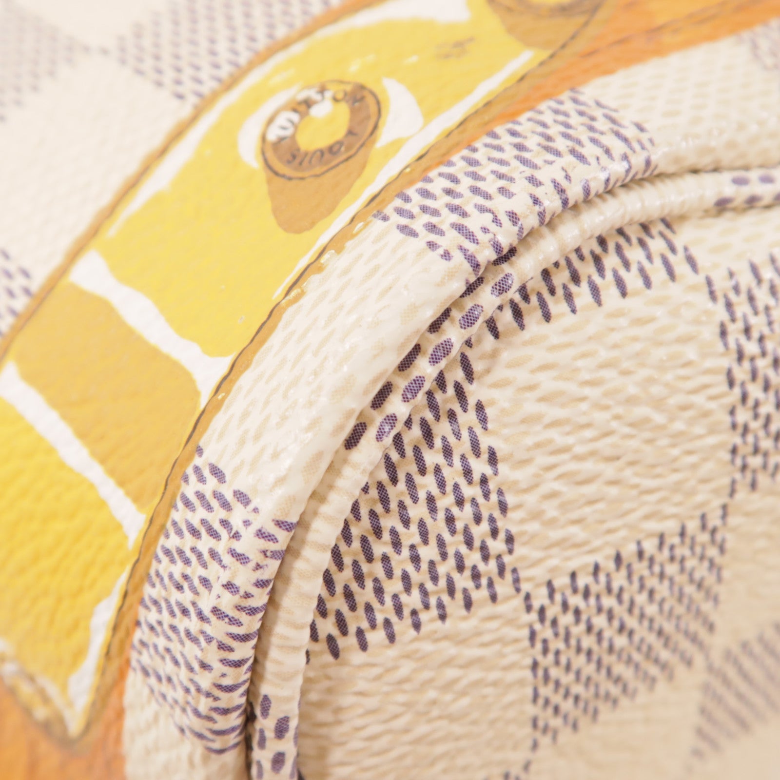 LOUIS VUITTON Damier Azur Neverfull MM金扣肩背袋