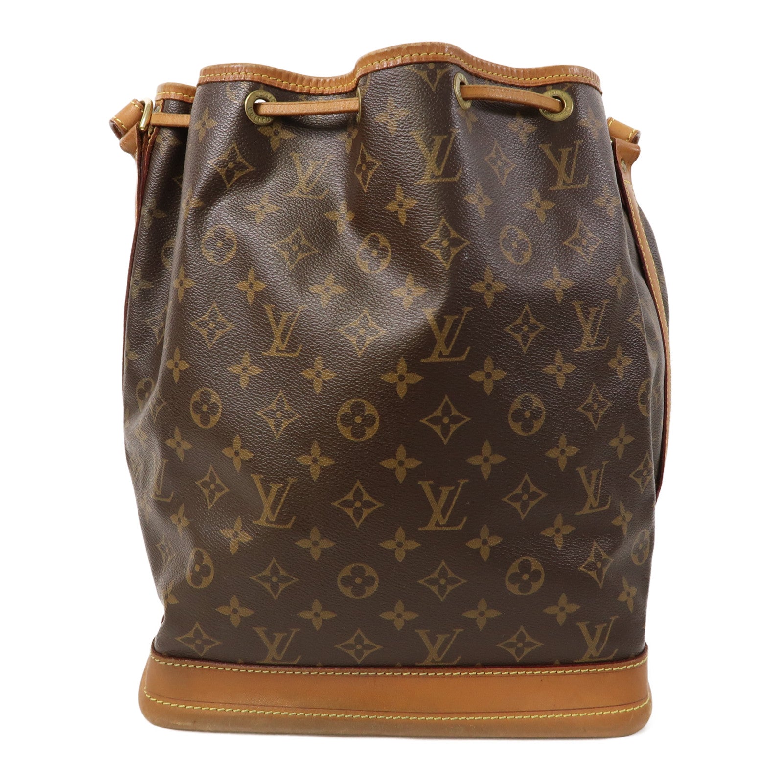 LOUIS VUITTON Monogram Noe金扣肩背袋啡色