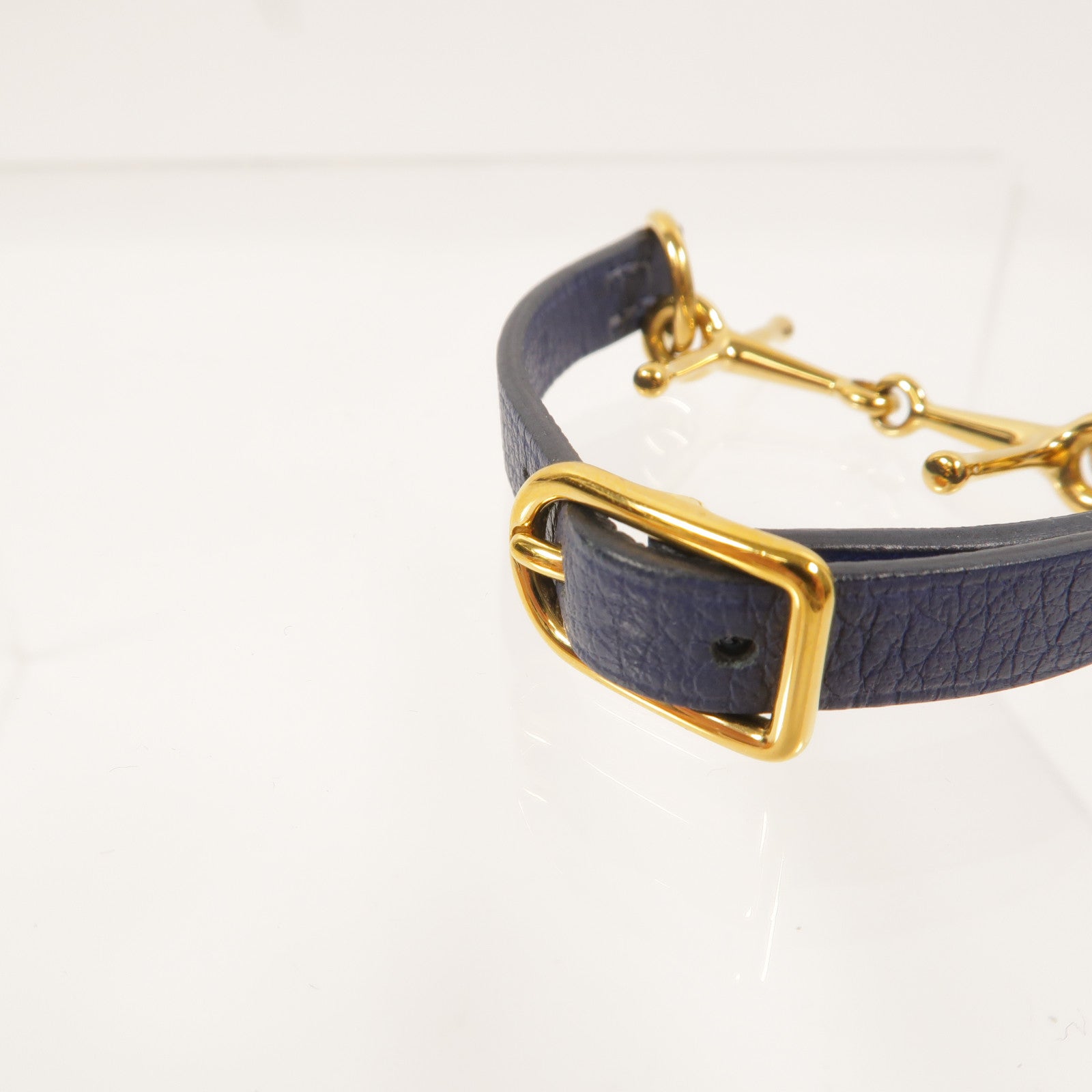 HERMES 羊皮皮革Mors Bracelet手鏈