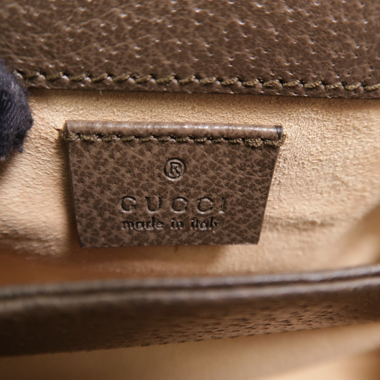 GUCCI 塗層帆布Ophidia Chain Shoulder Bag鏈帶肩背袋