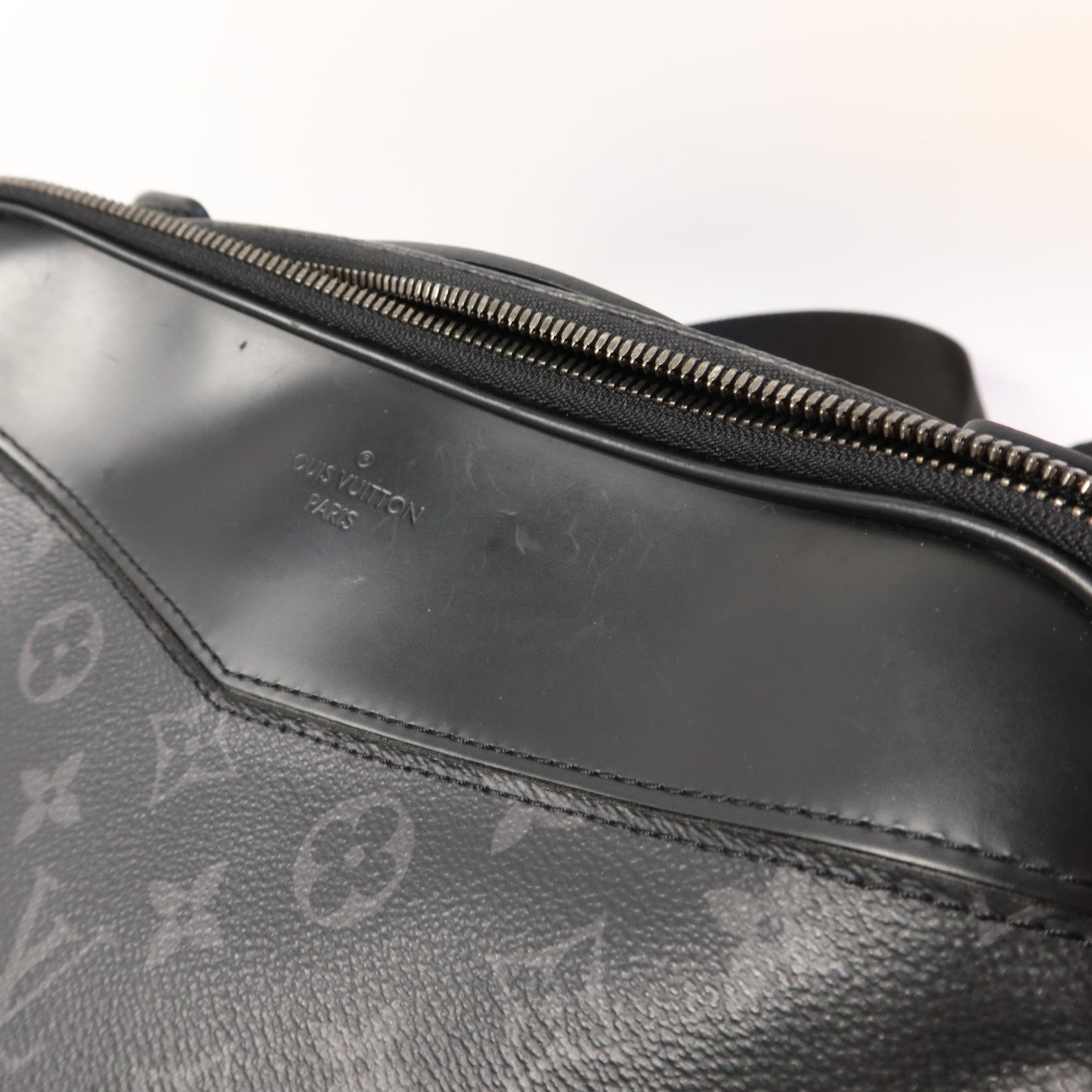 LOUIS VUITTON Monogram Eclipse Bum Bag銀扣手挽肩背兩用袋