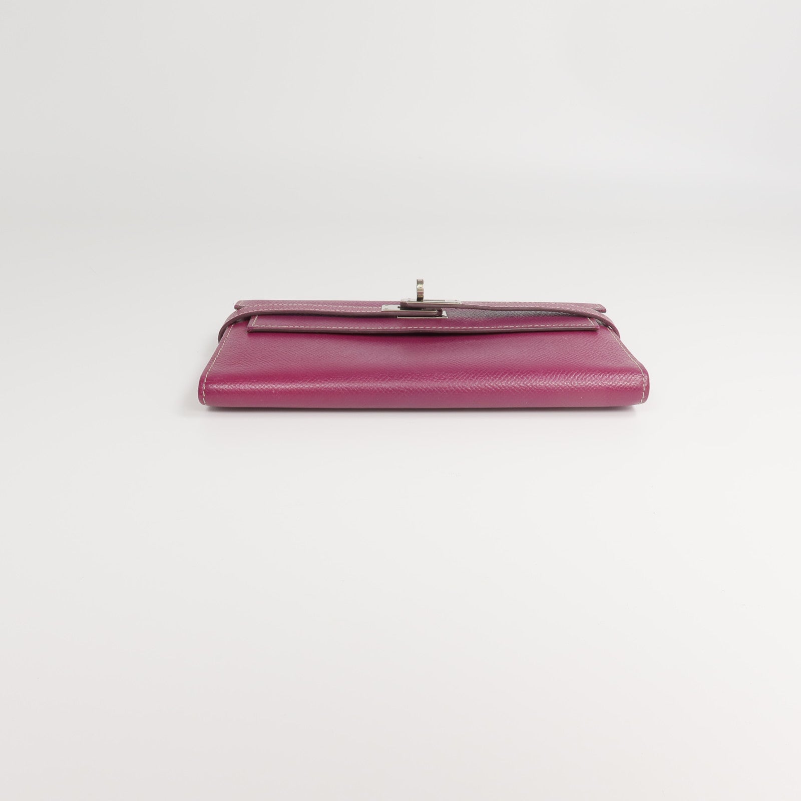 HERMES Epsom皮革Kelly Wallet長錢包Tosca/Rose Tyrien