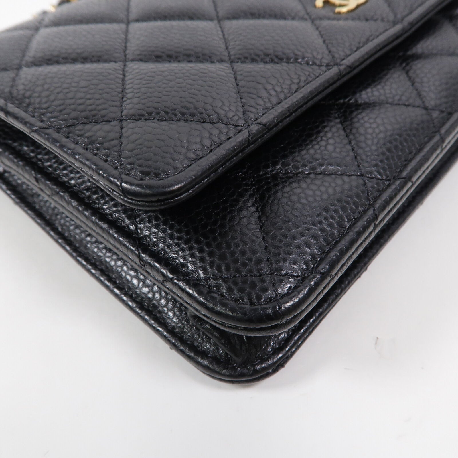 CHANEL 牛皮皮革WOC Wallet On Chain鏈帶肩背袋