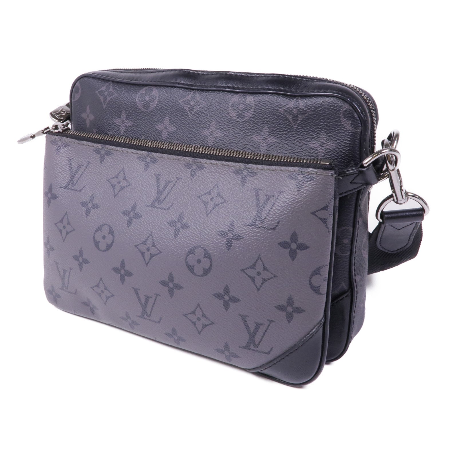 LOUIS VUITTON LV SHW Trio Messenger Shoulder Bag M69443 Monogram Eclipse Reverse