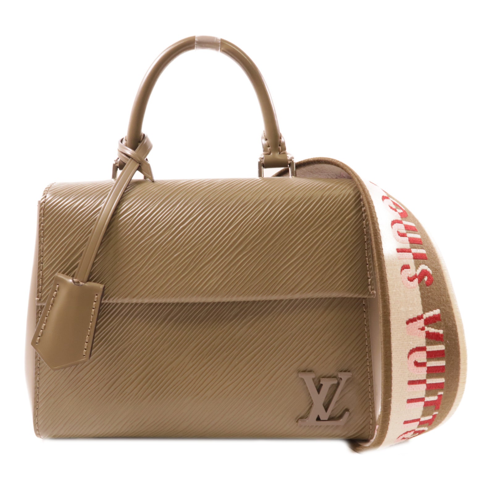 LOUIS VUITTON Epi Cluny Mini銀扣手挽肩背兩用袋
