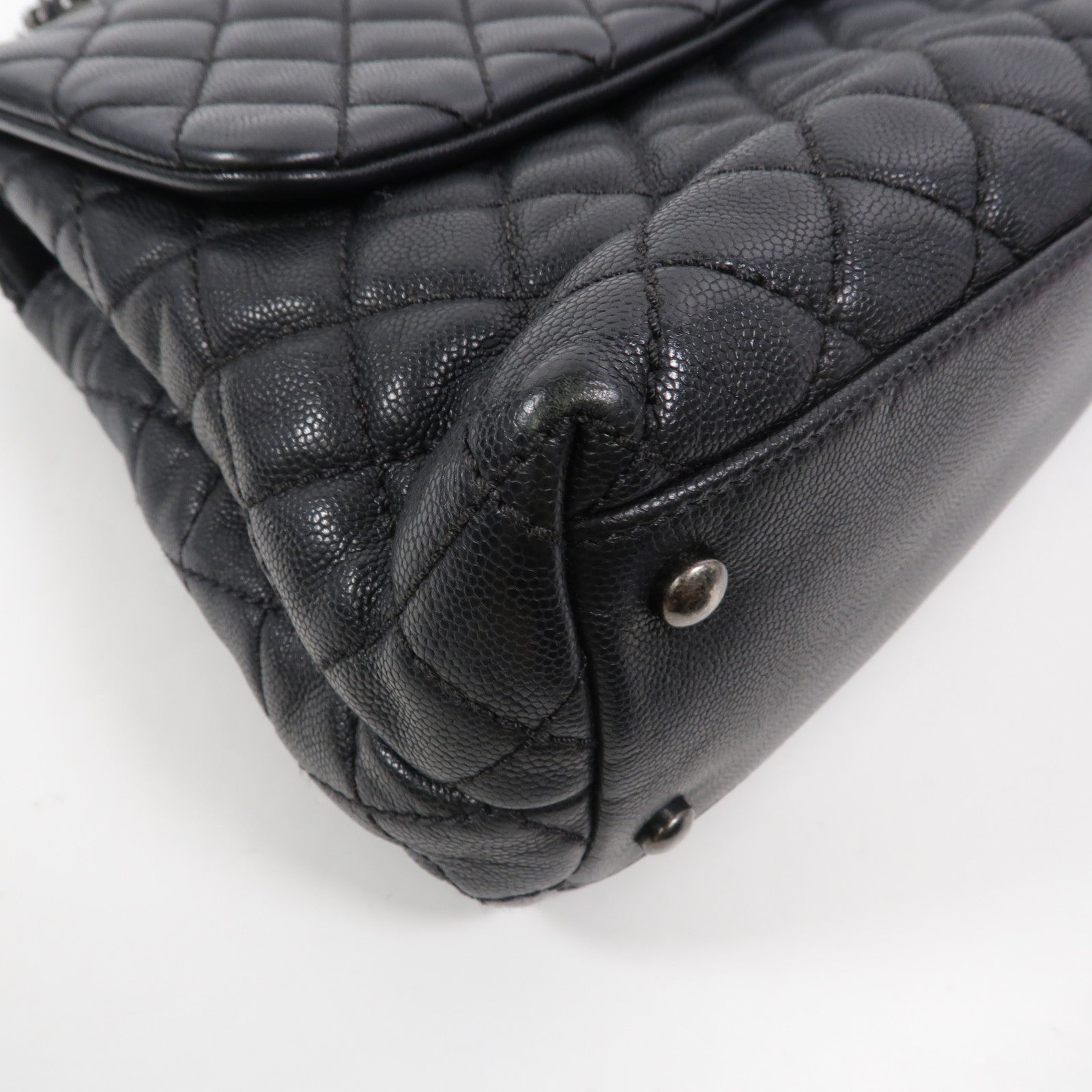 CHANEL 牛皮皮革CoCo Handle Large手挽肩背兩用袋
