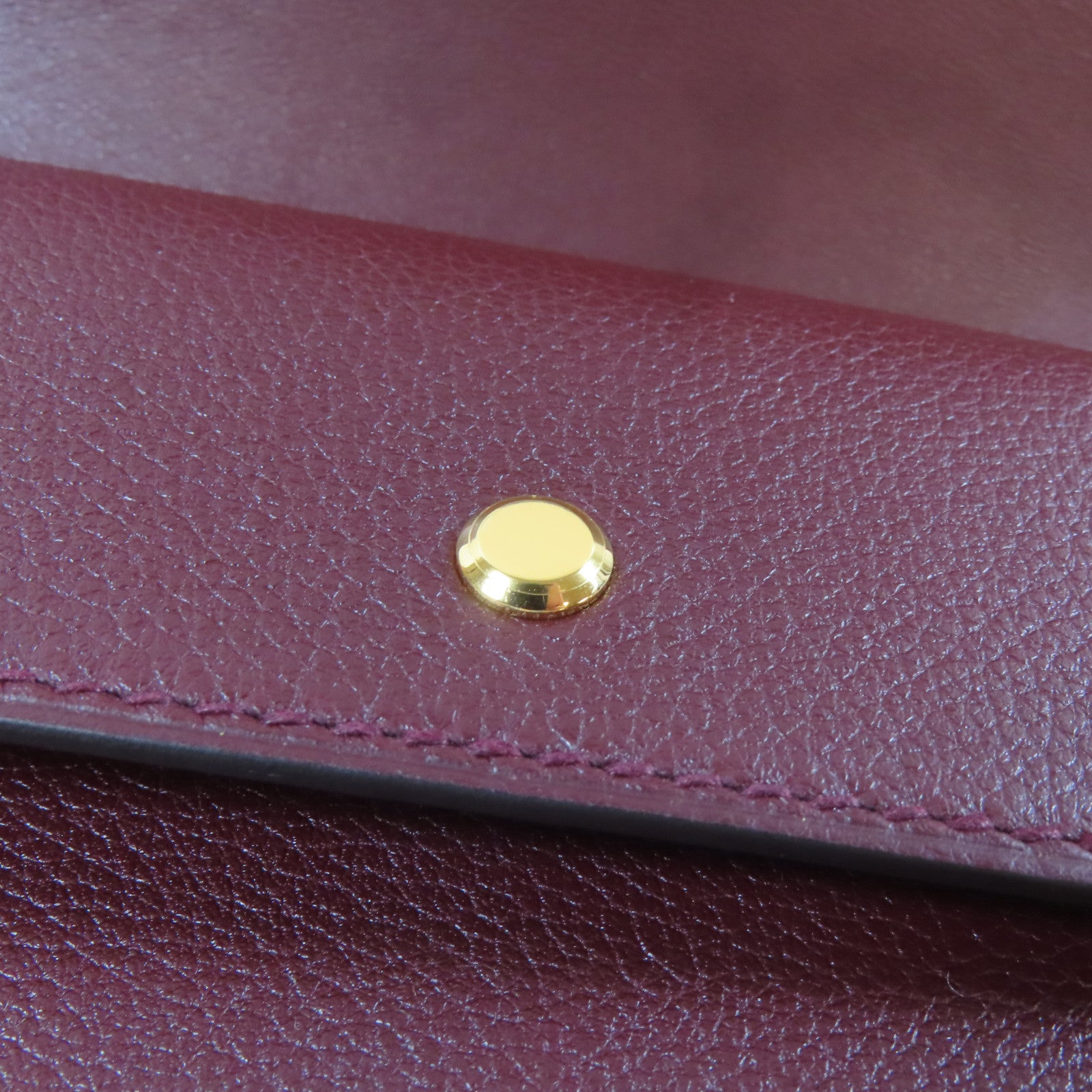 HERMES 【激減優惠】Evercolor皮革Pochette Fortunio金扣手拿包伯爾多色