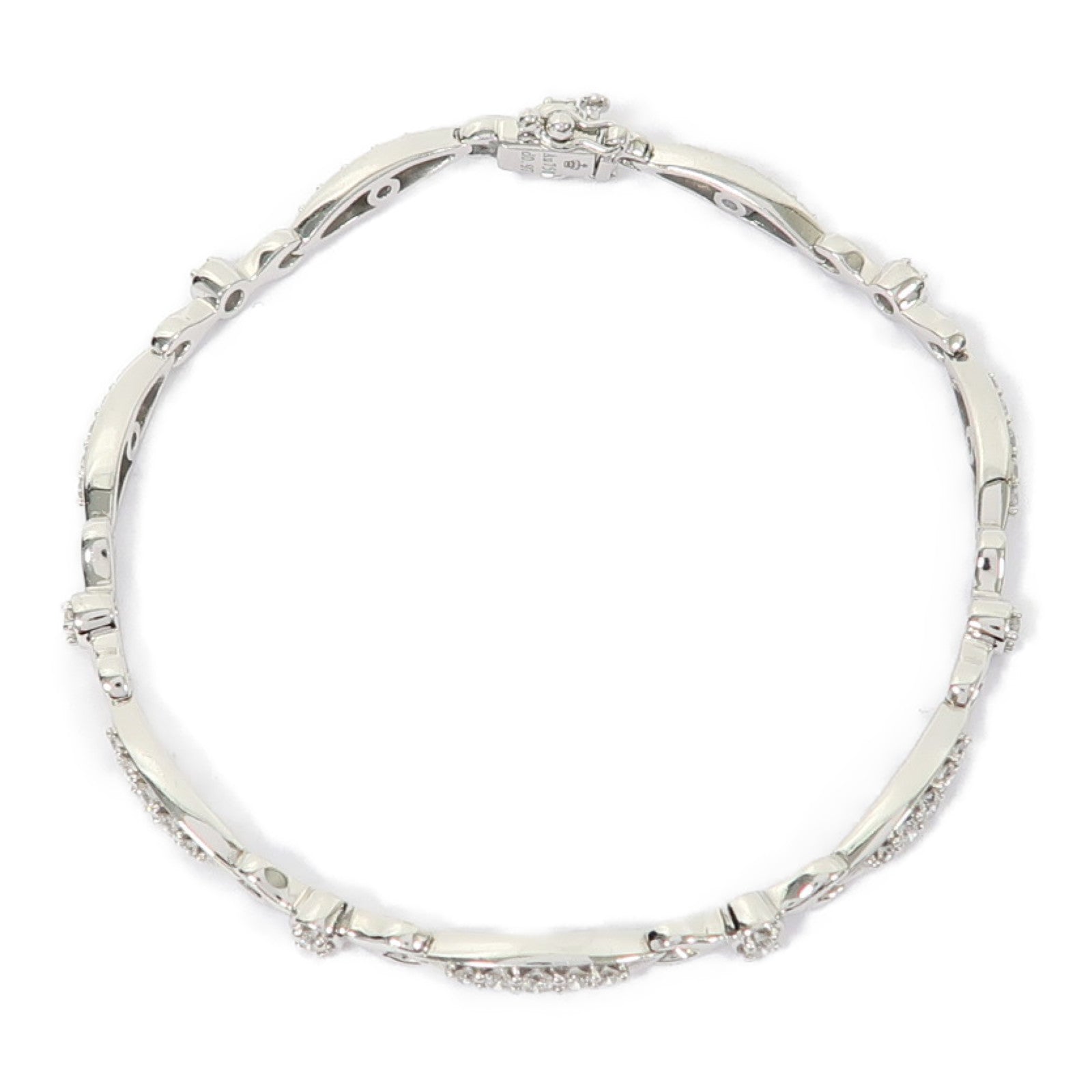 JEWELRY 【激減優惠】18K白金Diamond 10.2g 0.97ct鑽石手鏈
